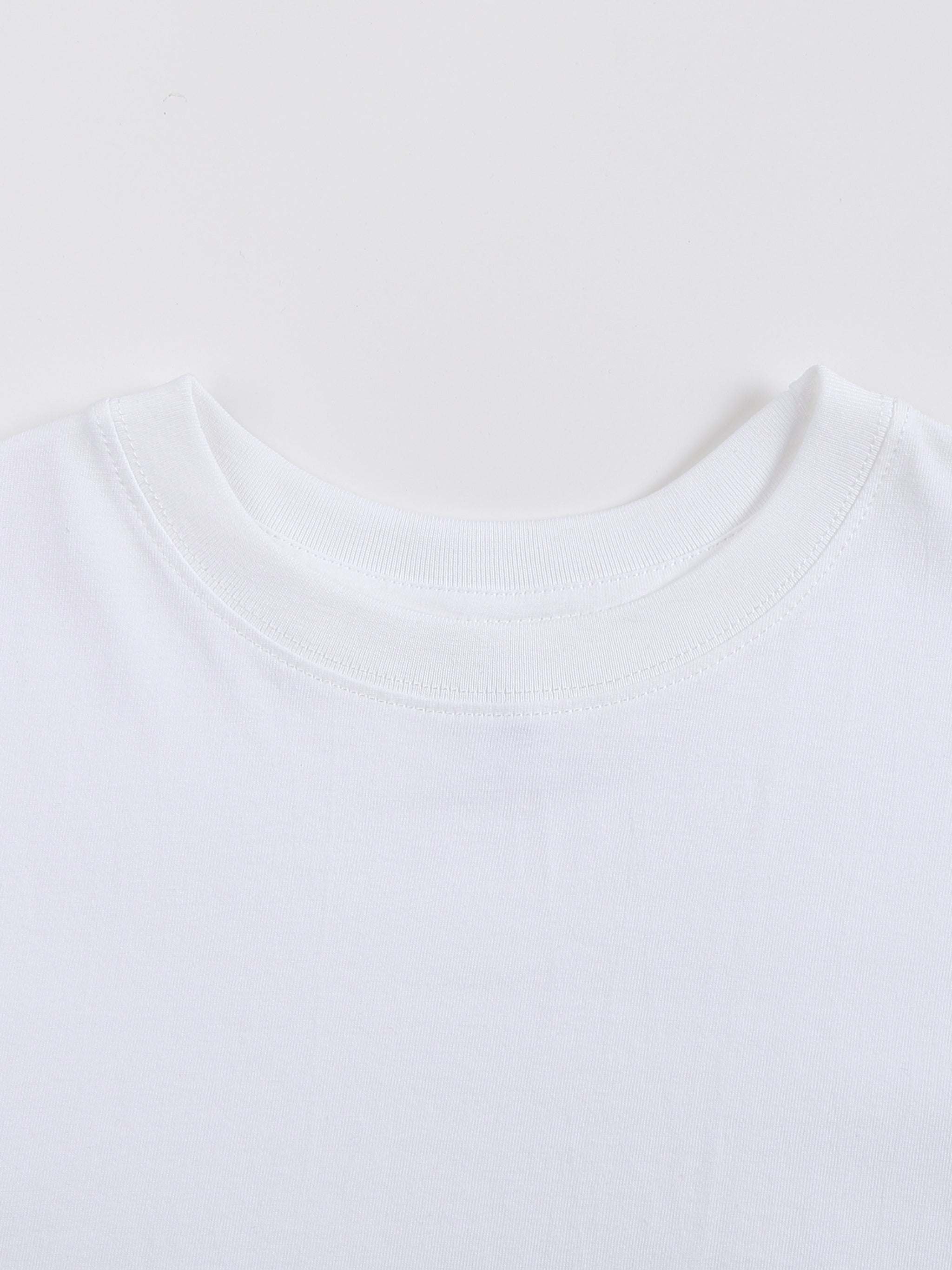 Women’s Baby Tee Seamless T-Shirt | Cropped Cotton Streetwear Tee – 200 GSM