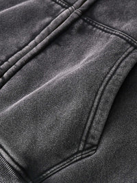 Zip-Through Boxy Fleece Hoodie | Oversized Unisex Streetwear Zip Hoodie