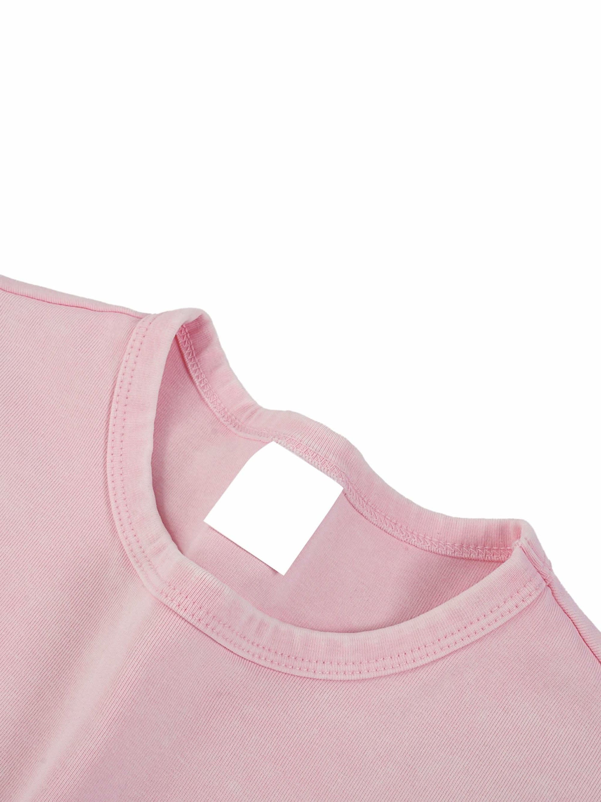 women wearing snow washed crop top with round neck and drop shoulder sleeves