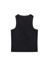 Snow Washed Crop Tank Top | Women’s Bodycon Cotton Streetwear Tank