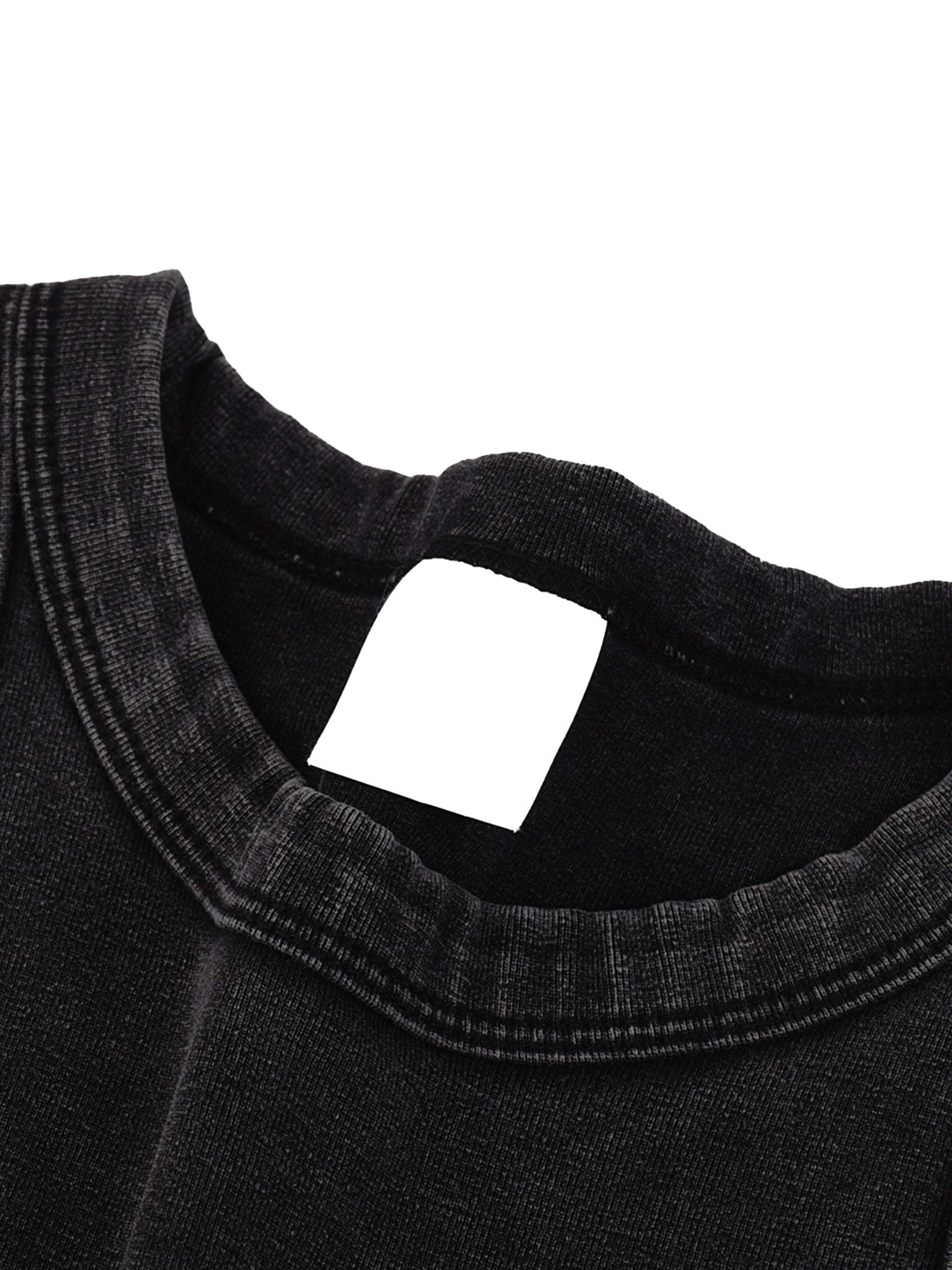 Snow Washed Crop Tank Top | Women’s Bodycon Cotton Streetwear Tank