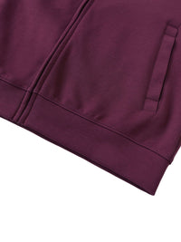 Heavyweight High Neck Zip-Up Hoodie