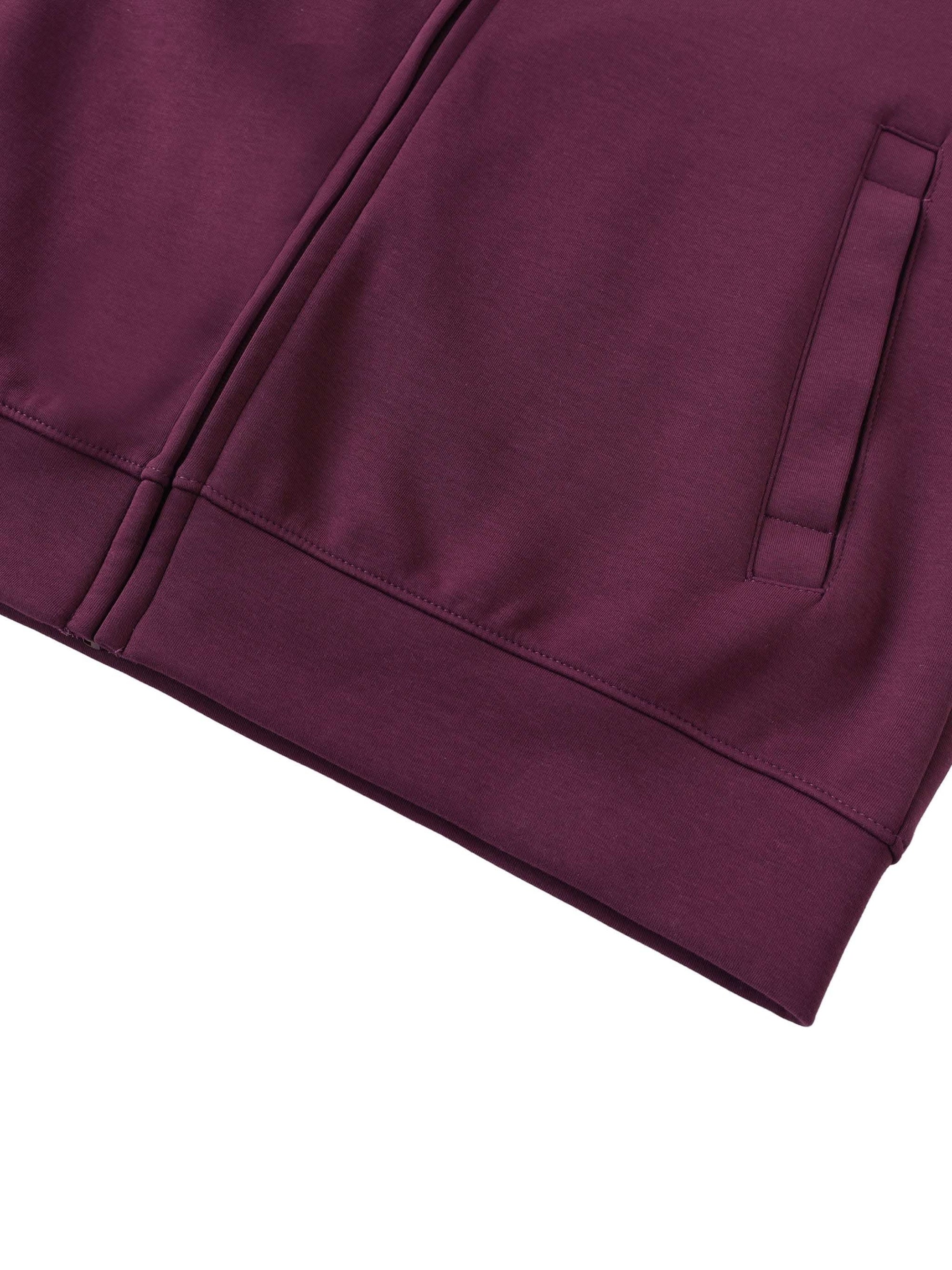 Heavyweight High Neck Zip-Up Hoodie