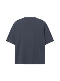 Essential Sorona Boxy T-Shirt unisex cotton blend oversized casual tee back view