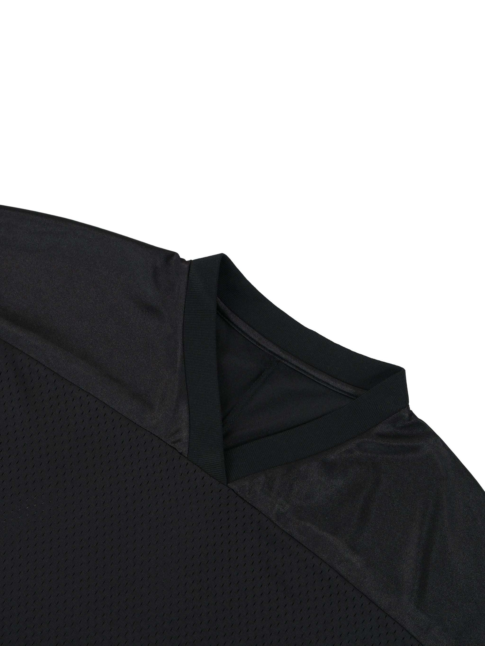 Oversized Mesh V-Neck Soccer Jersey