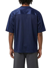 Oversized Mesh V-Neck Soccer Jersey