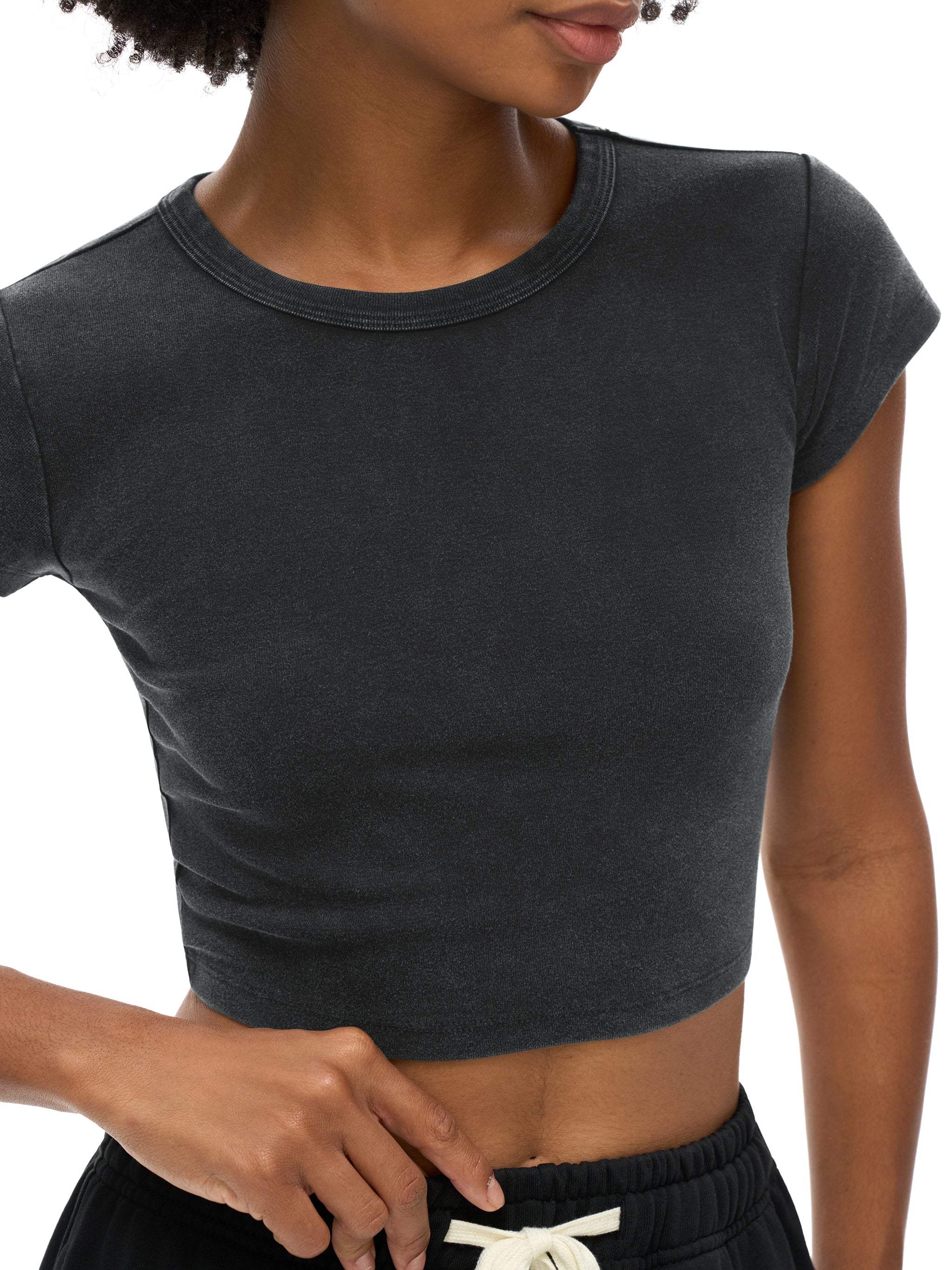Women’s Snow Washed Crop Top