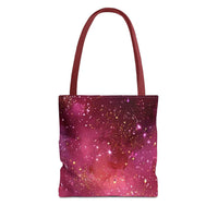 Bratcore Glittery Pink Polyester Tote Bag - Durable Statement - TeninoVentures