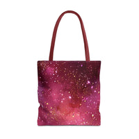 Bratcore Glittery Pink Polyester Tote Bag - Durable Statement - TeninoVentures