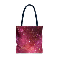 Bratcore Glittery Pink Polyester Tote Bag - Durable Statement - TeninoVentures