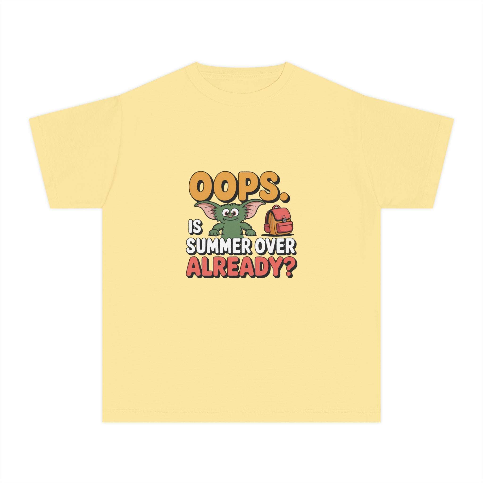 Oops.  Is Summer Over Already Back to School Kids T-Shirt - TeninoVentures