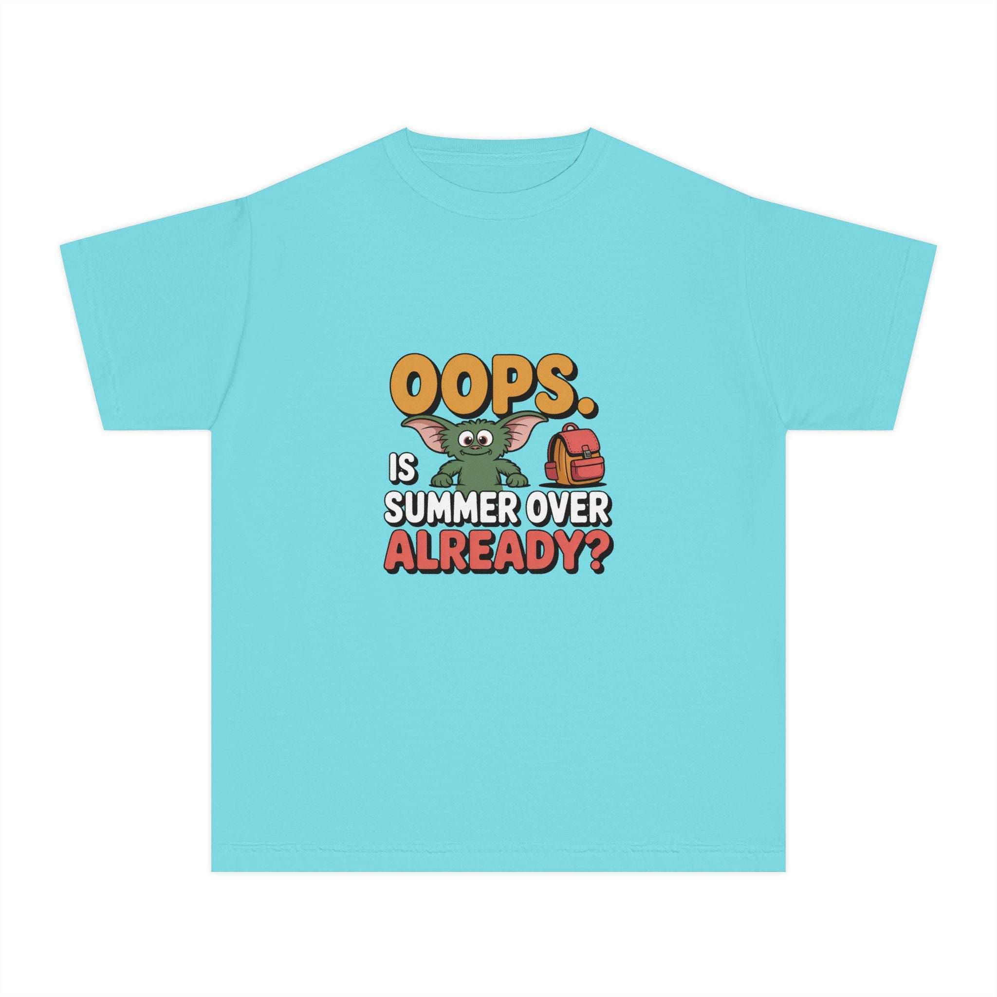 Oops.  Is Summer Over Already Back to School Kids T-Shirt - TeninoVentures