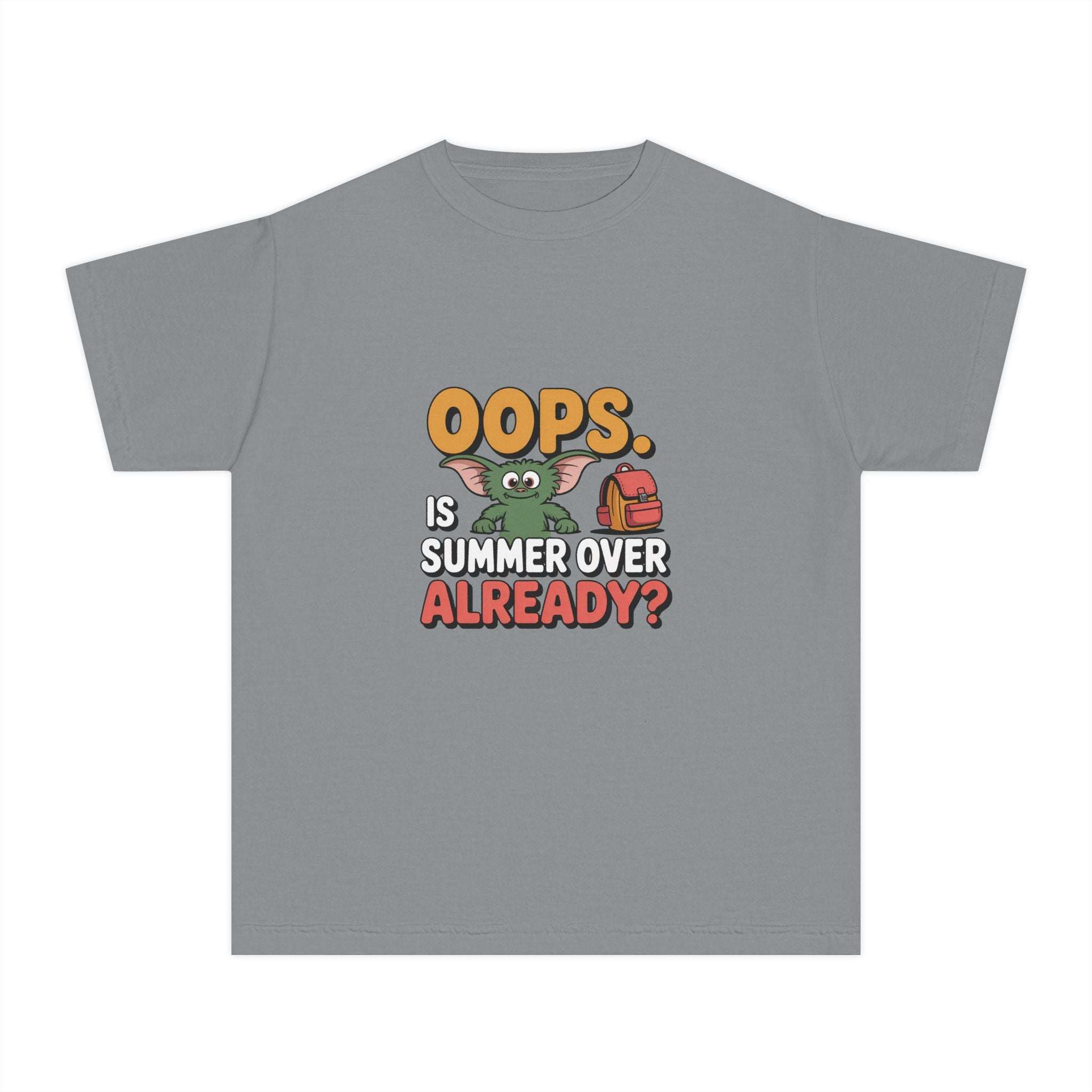 Oops.  Is Summer Over Already Back to School Kids T-Shirt - TeninoVentures