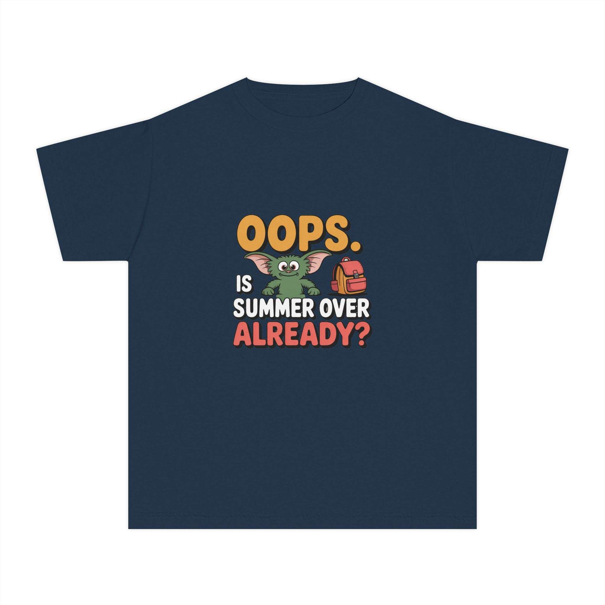 Oops.  Is Summer Over Already Back to School Kids T-Shirt - TeninoVentures