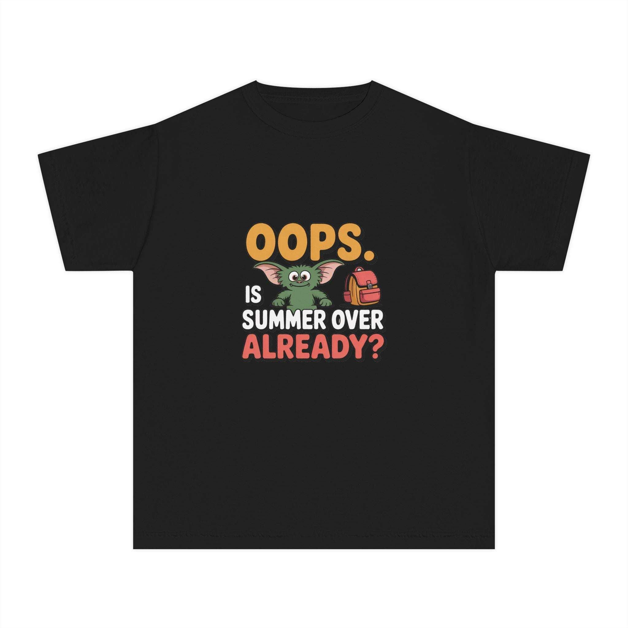 Oops.  Is Summer Over Already Back to School Kids T-Shirt - TeninoVentures