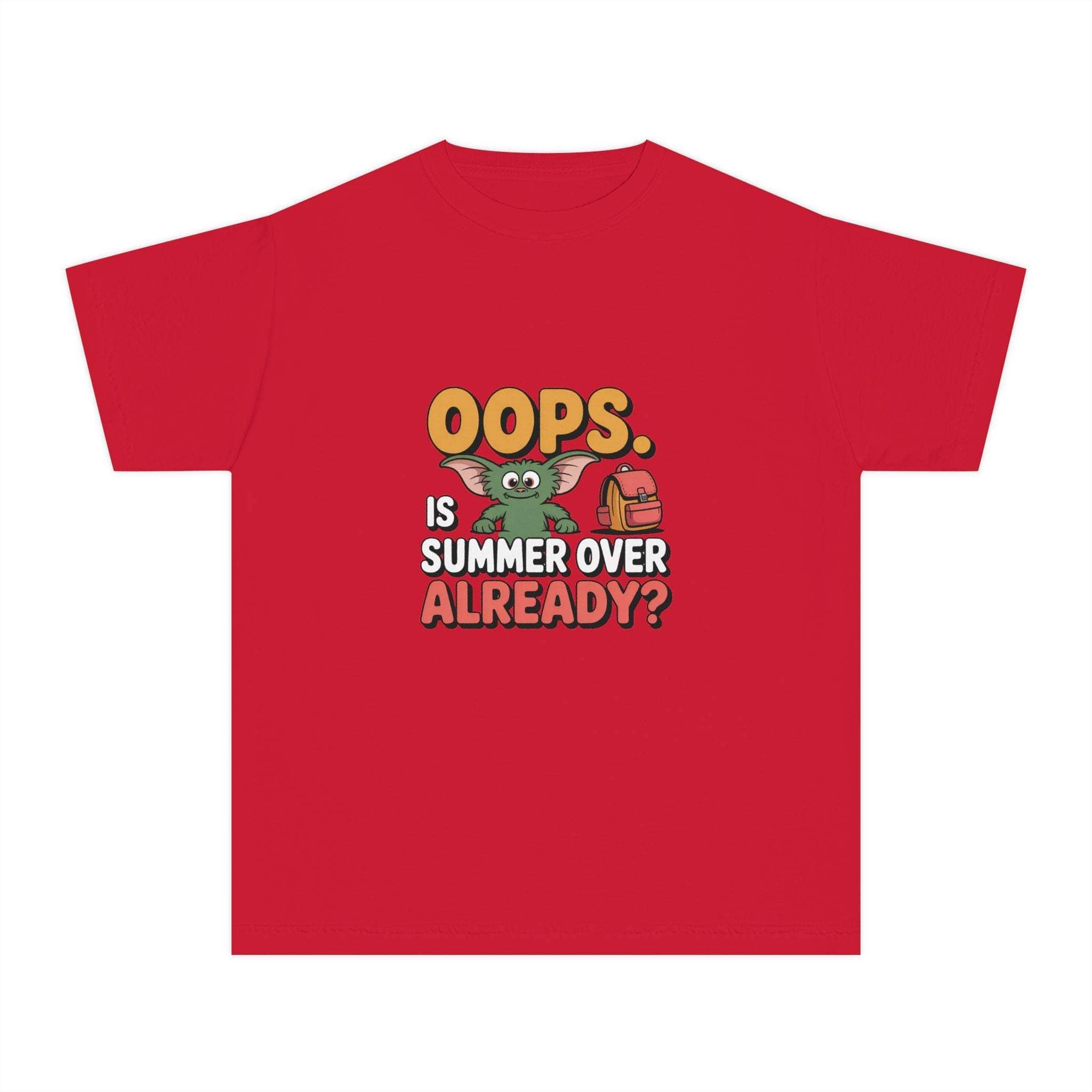 Oops.  Is Summer Over Already Back to School Kids T-Shirt - TeninoVentures