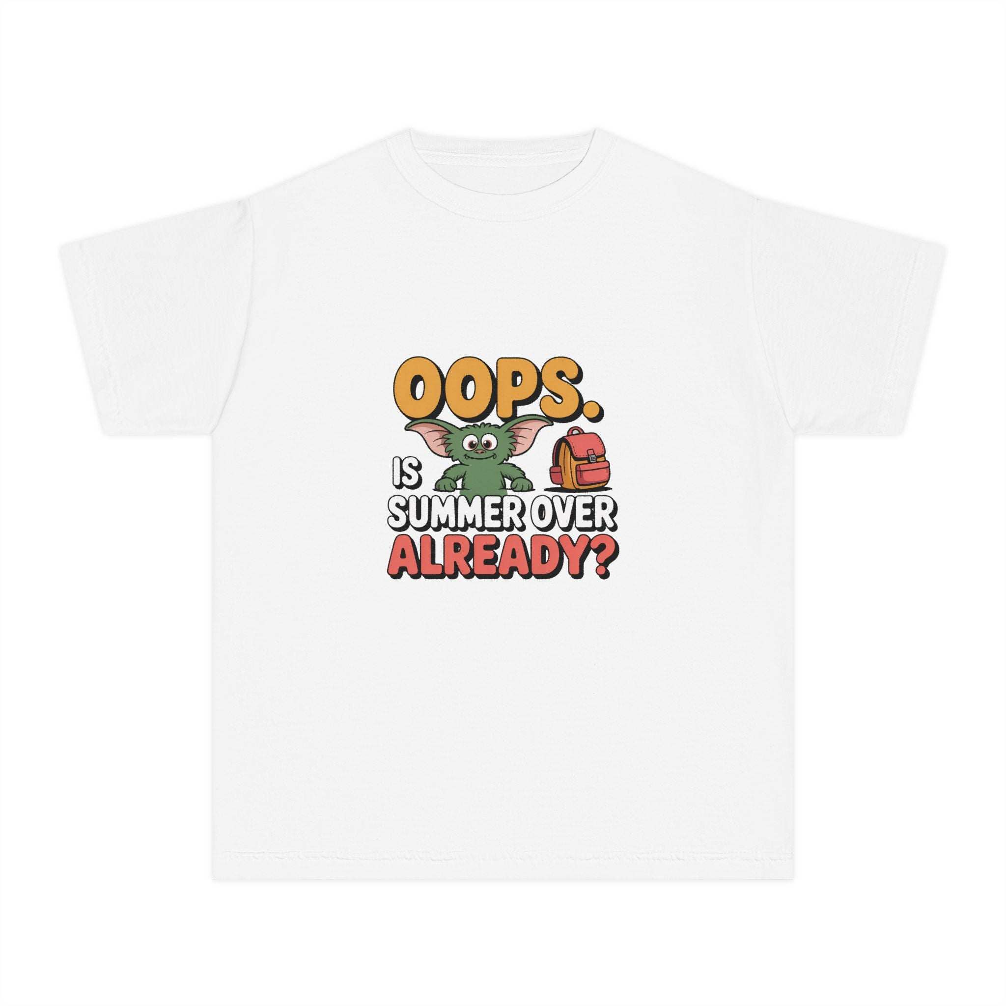 Oops.  Is Summer Over Already Back to School Kids T-Shirt - TeninoVentures