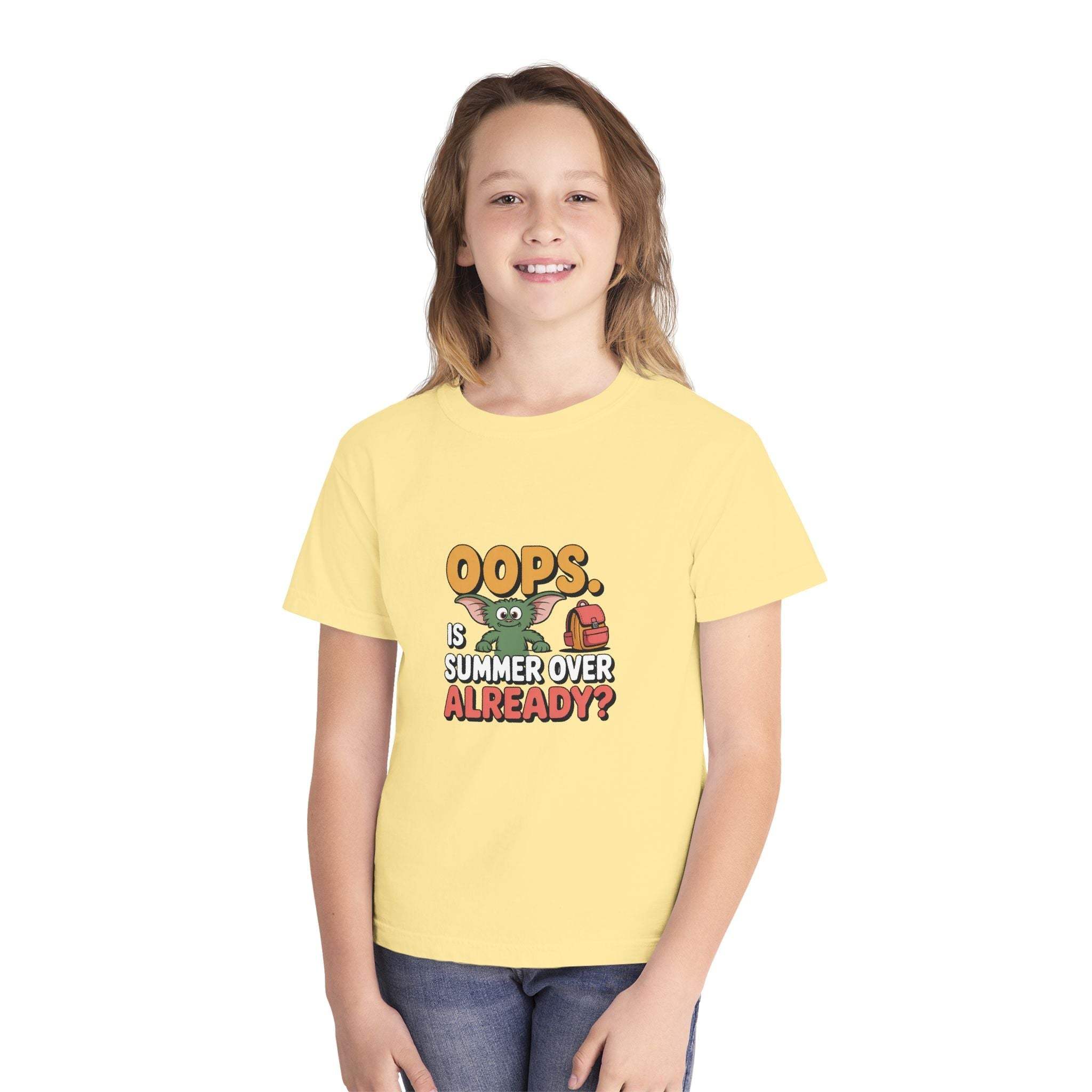 Oops.  Is Summer Over Already Back to School Kids T-Shirt - TeninoVentures