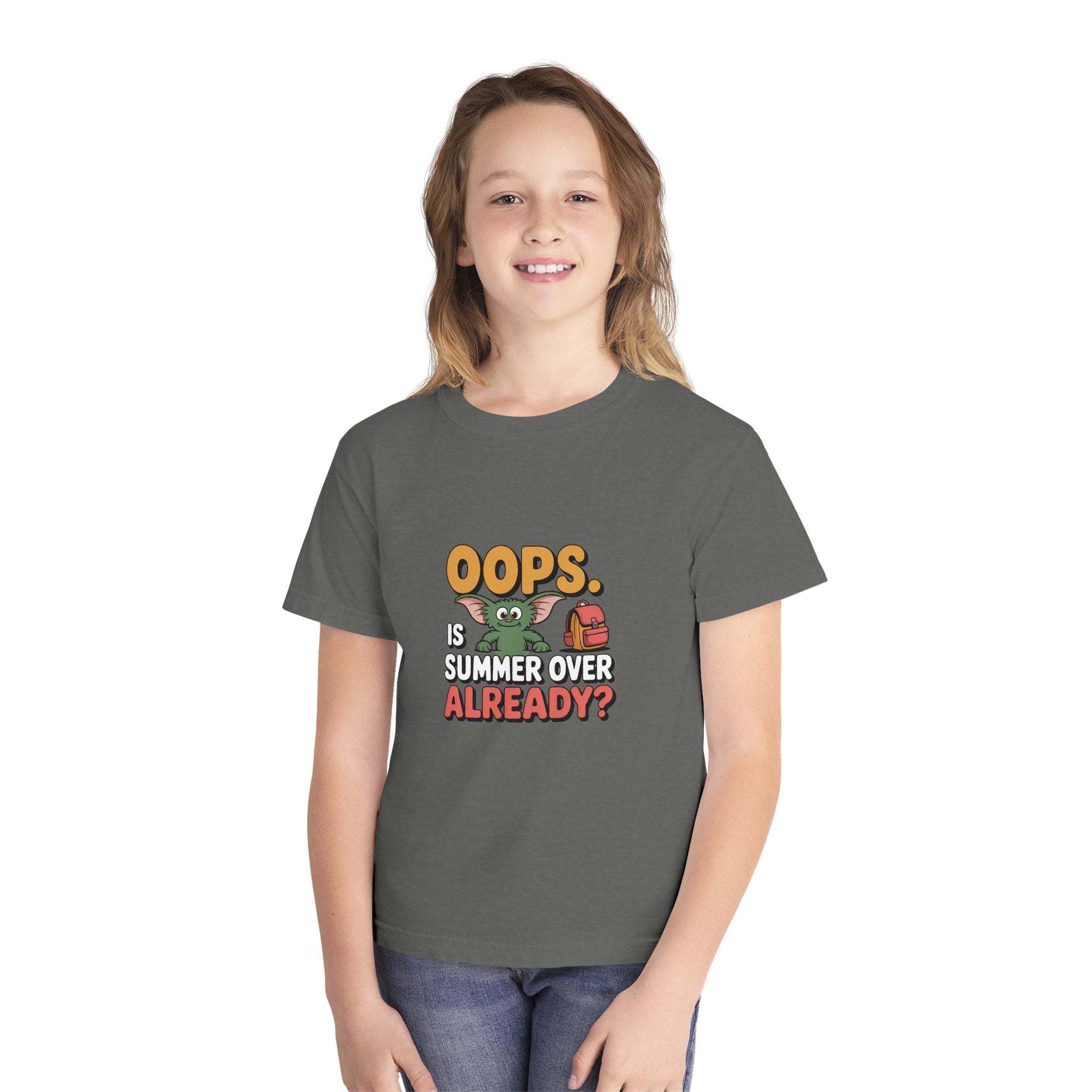 Oops.  Is Summer Over Already Back to School Kids T-Shirt - TeninoVentures