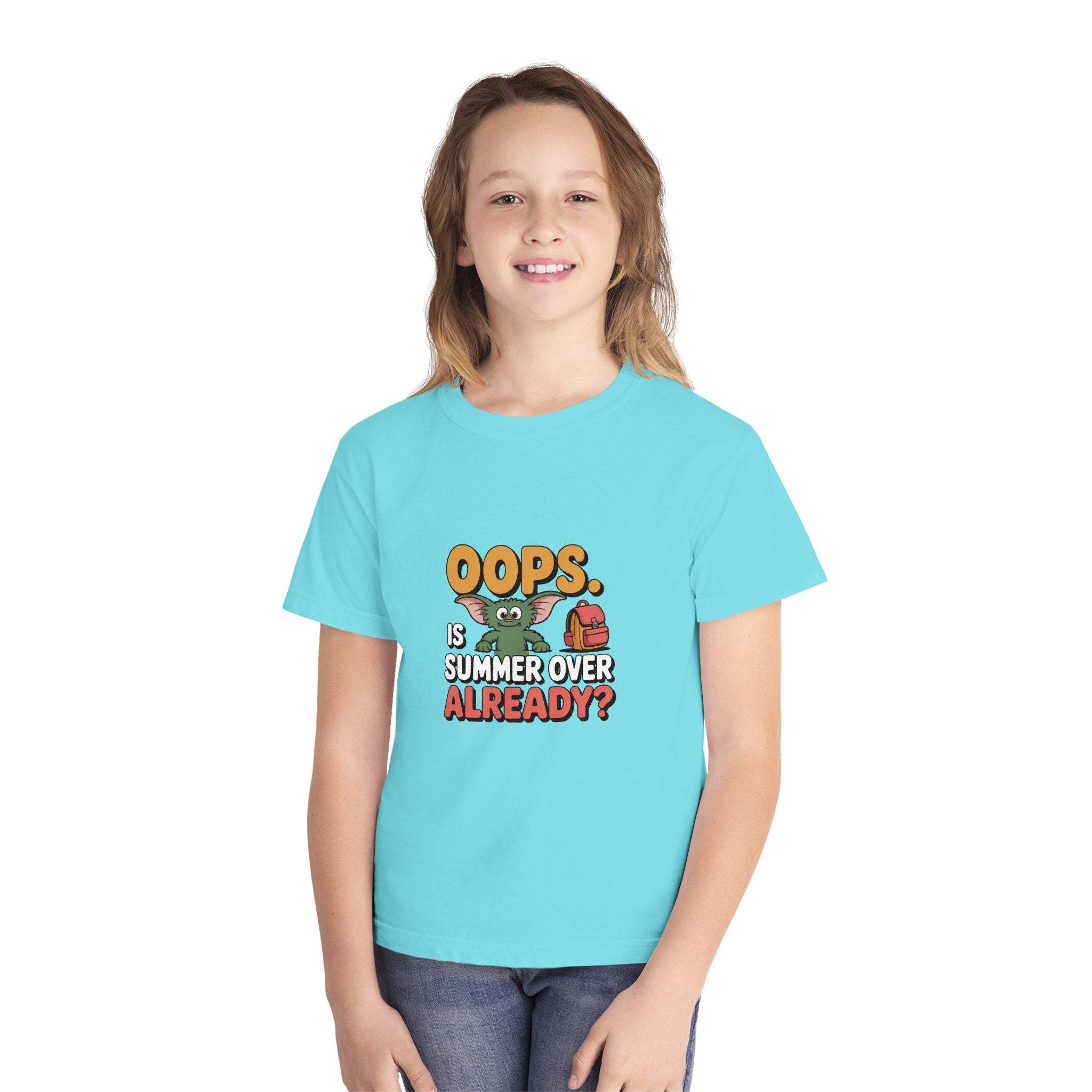 Oops.  Is Summer Over Already Back to School Kids T-Shirt - TeninoVentures