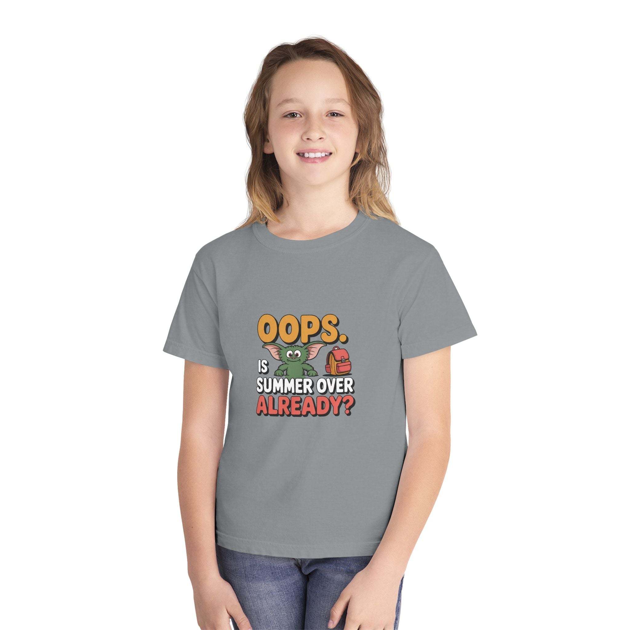 Oops.  Is Summer Over Already Back to School Kids T-Shirt - TeninoVentures