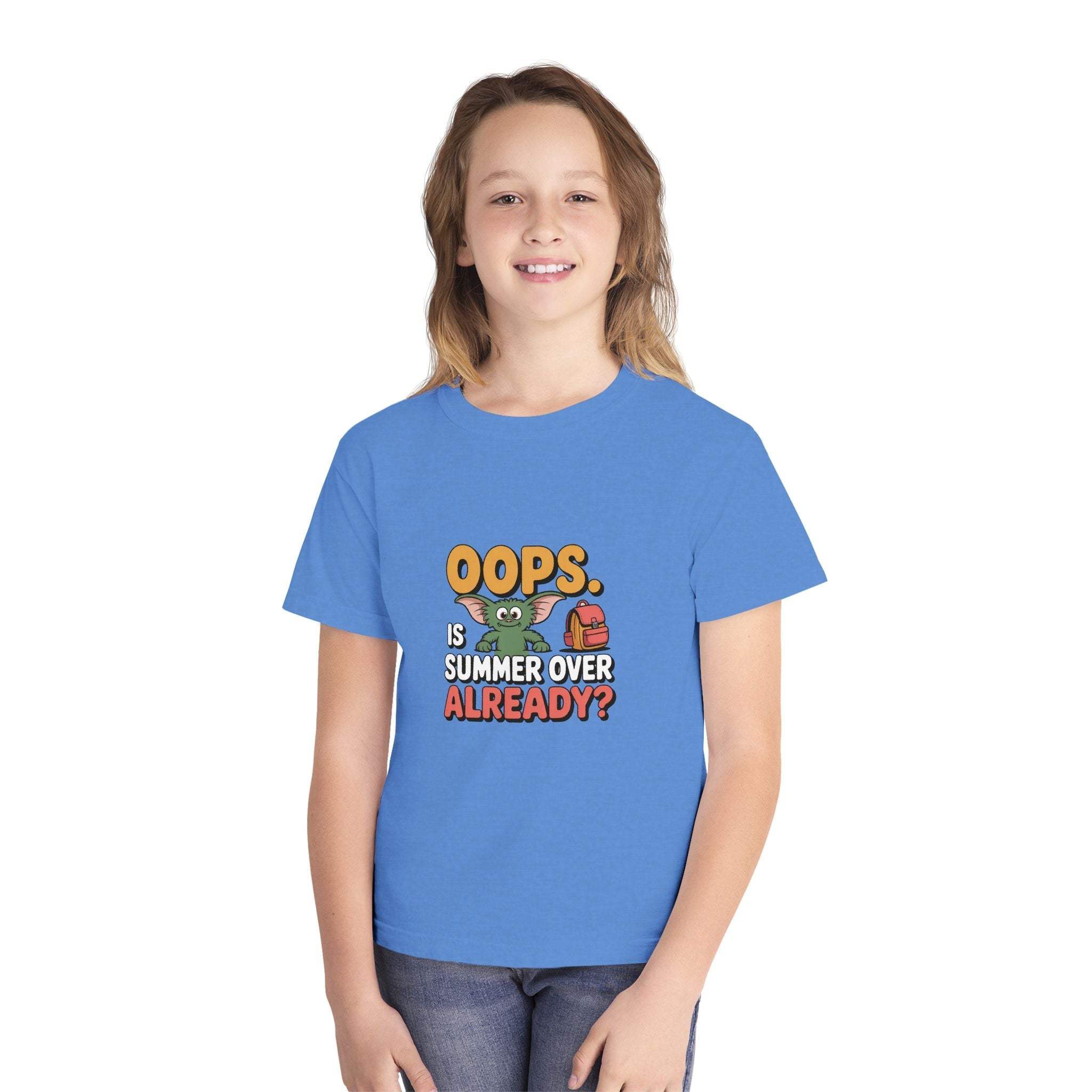Oops.  Is Summer Over Already Back to School Kids T-Shirt - TeninoVentures