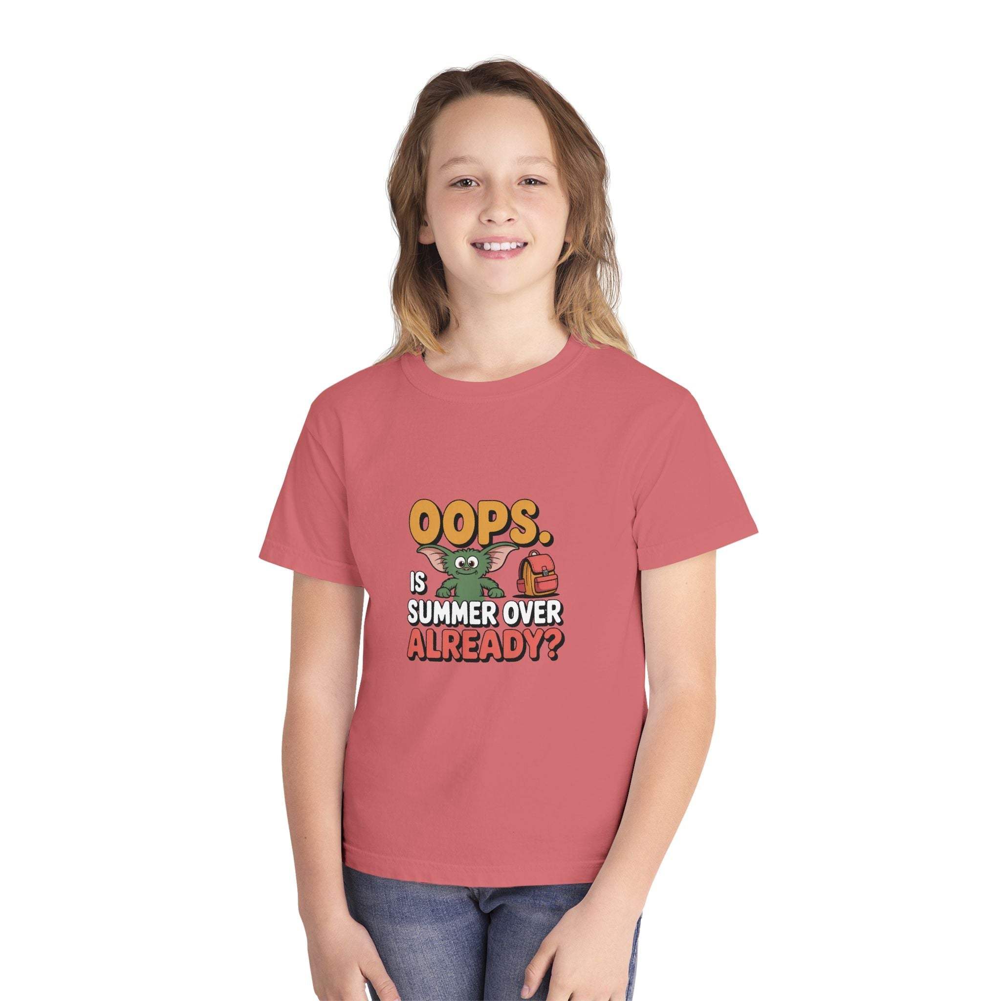 Oops.  Is Summer Over Already Back to School Kids T-Shirt - TeninoVentures