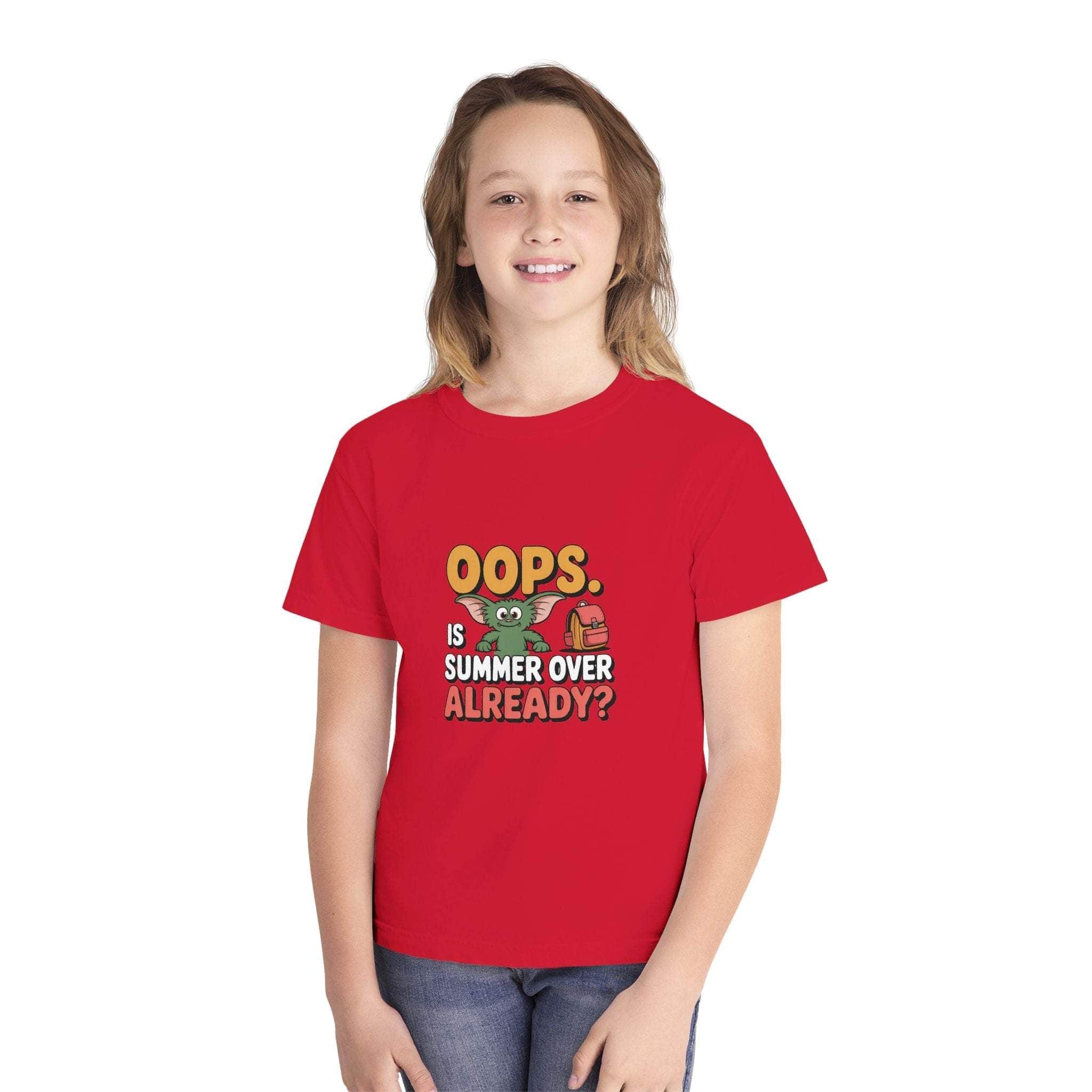 Oops.  Is Summer Over Already Back to School Kids T-Shirt - TeninoVentures