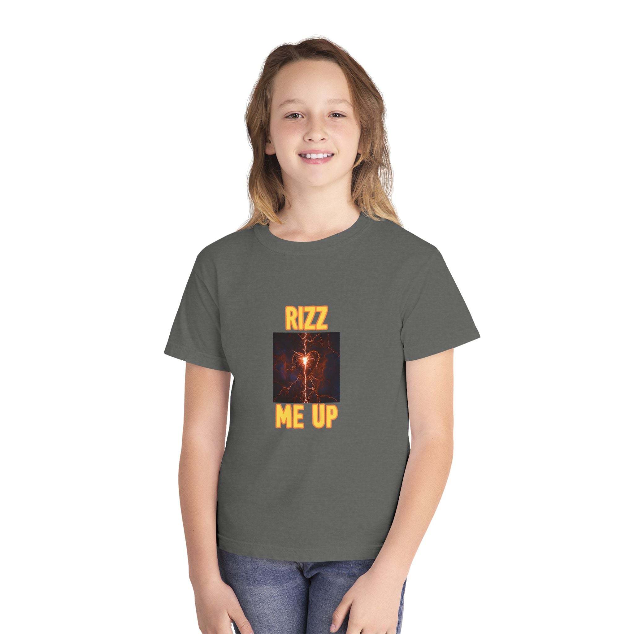 Rizz Me Up T-Shirt Youth Midweight Tee | Cozy and comfortable T-shirt
