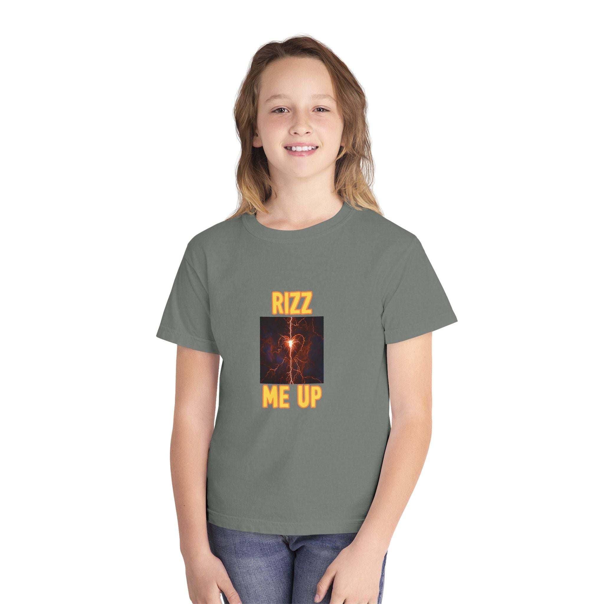Rizz Me Up T-Shirt Youth Midweight Tee | Cozy and comfortable T-shirt