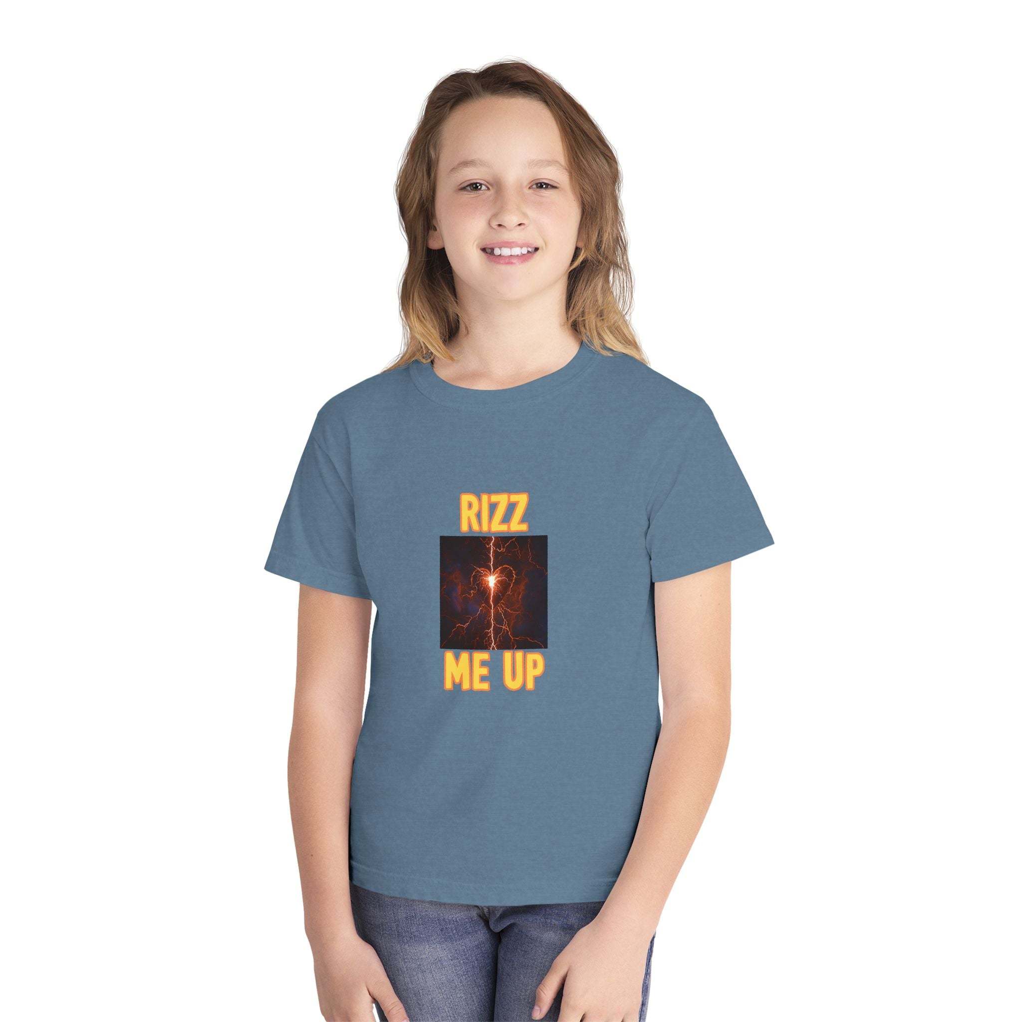 Rizz Me Up T-Shirt Youth Midweight Tee | Cozy and comfortable T-shirt