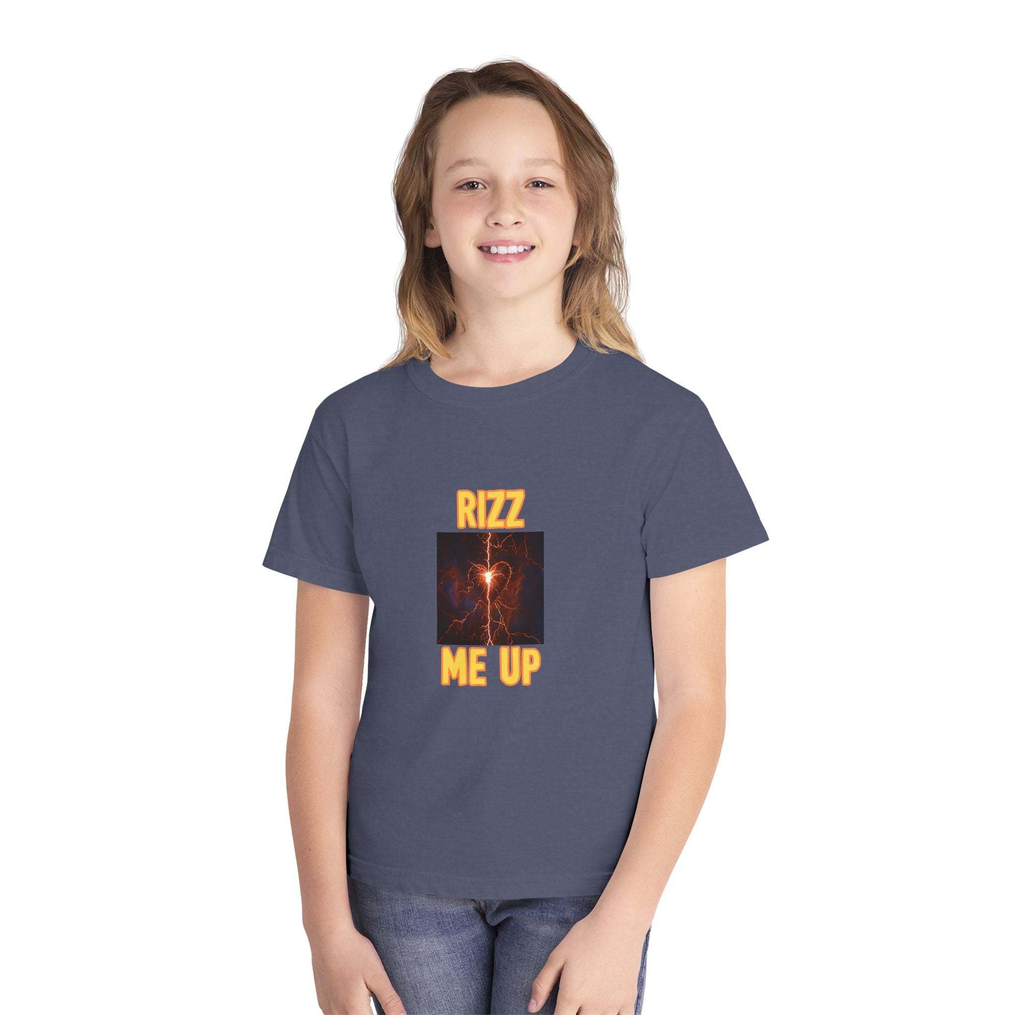 Rizz Me Up T-Shirt Youth Midweight Tee | Cozy and comfortable T-shirt