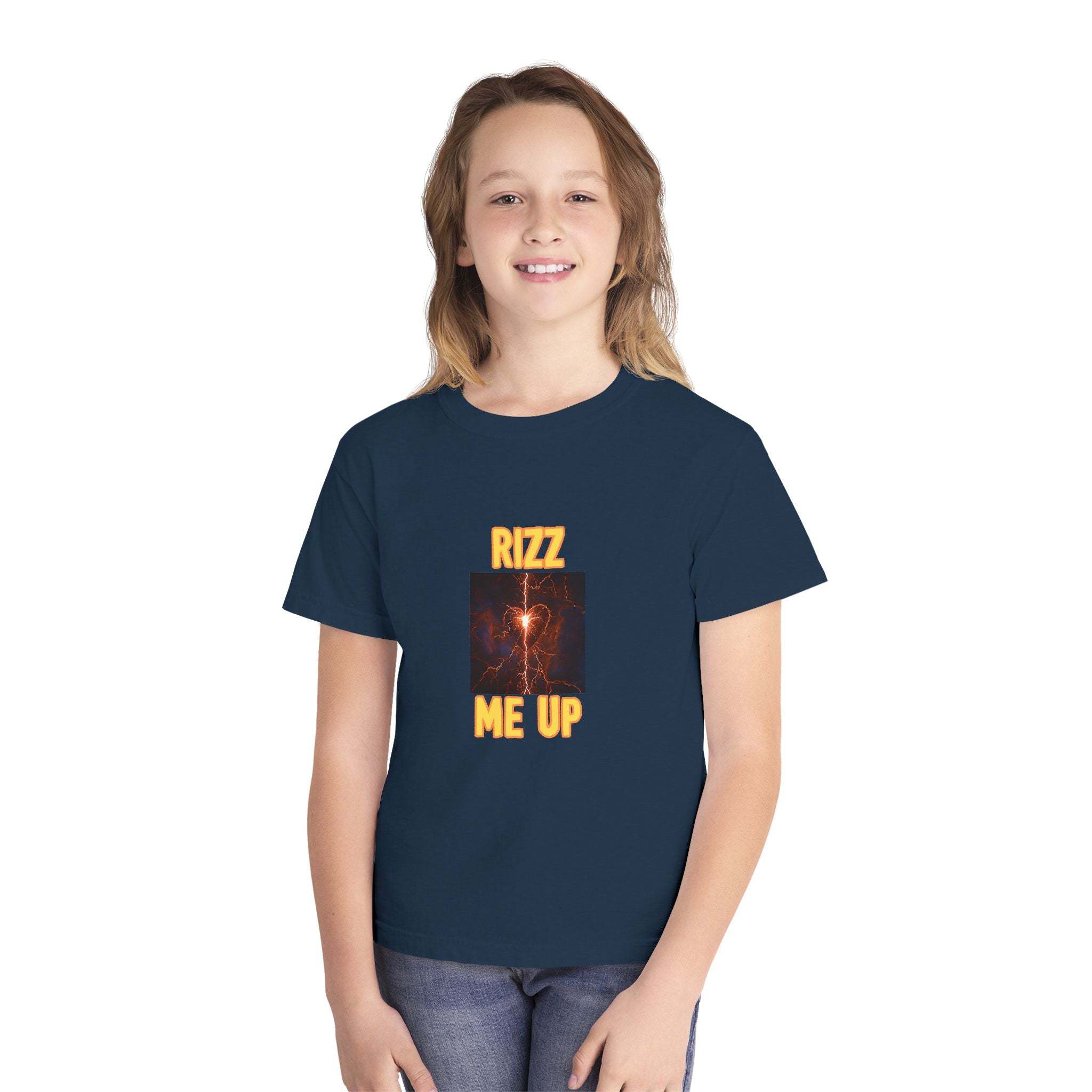 Rizz Me Up T-Shirt Youth Midweight Tee | Cozy and comfortable T-shirt