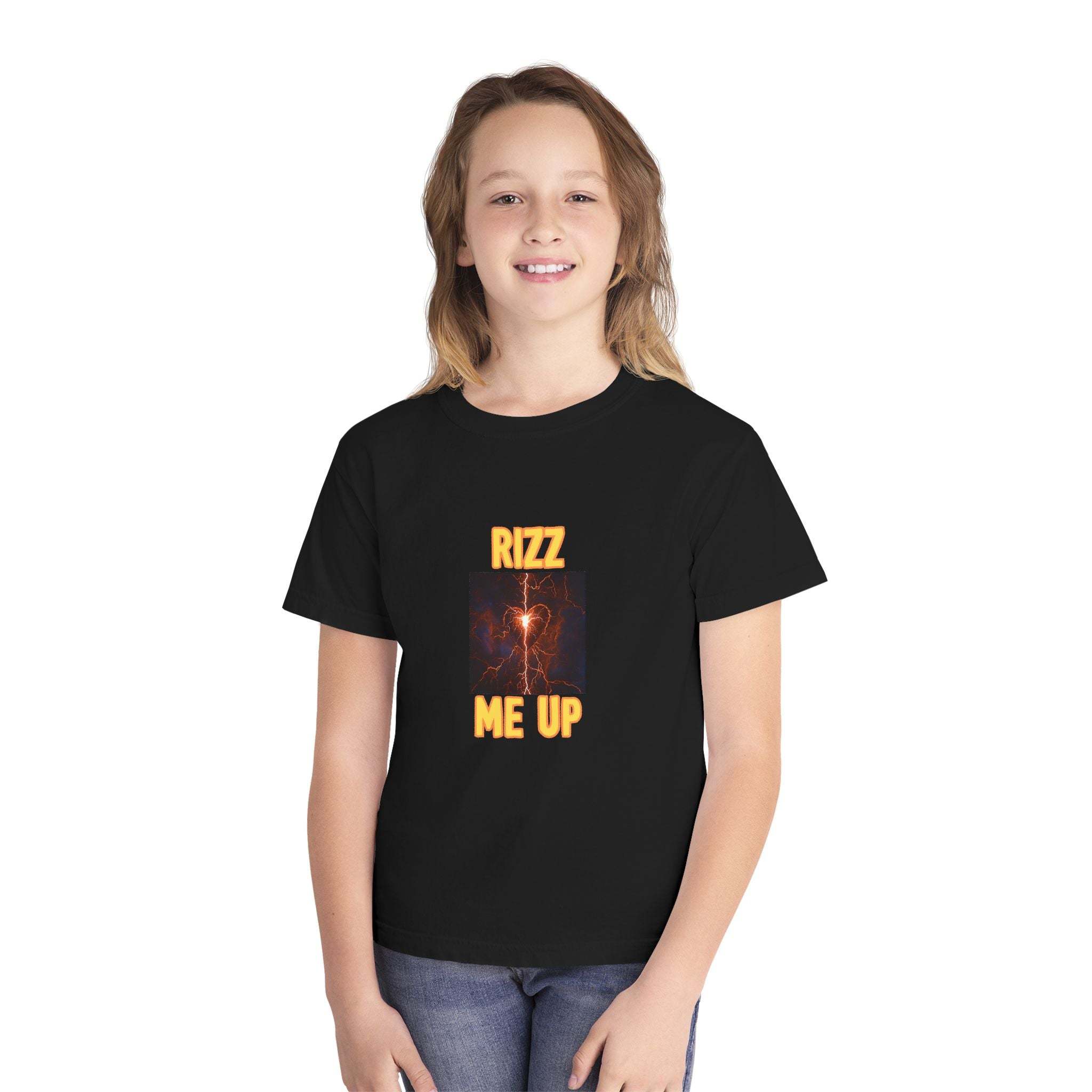 Rizz Me Up T-Shirt Youth Midweight Tee | Cozy and comfortable T-shirt