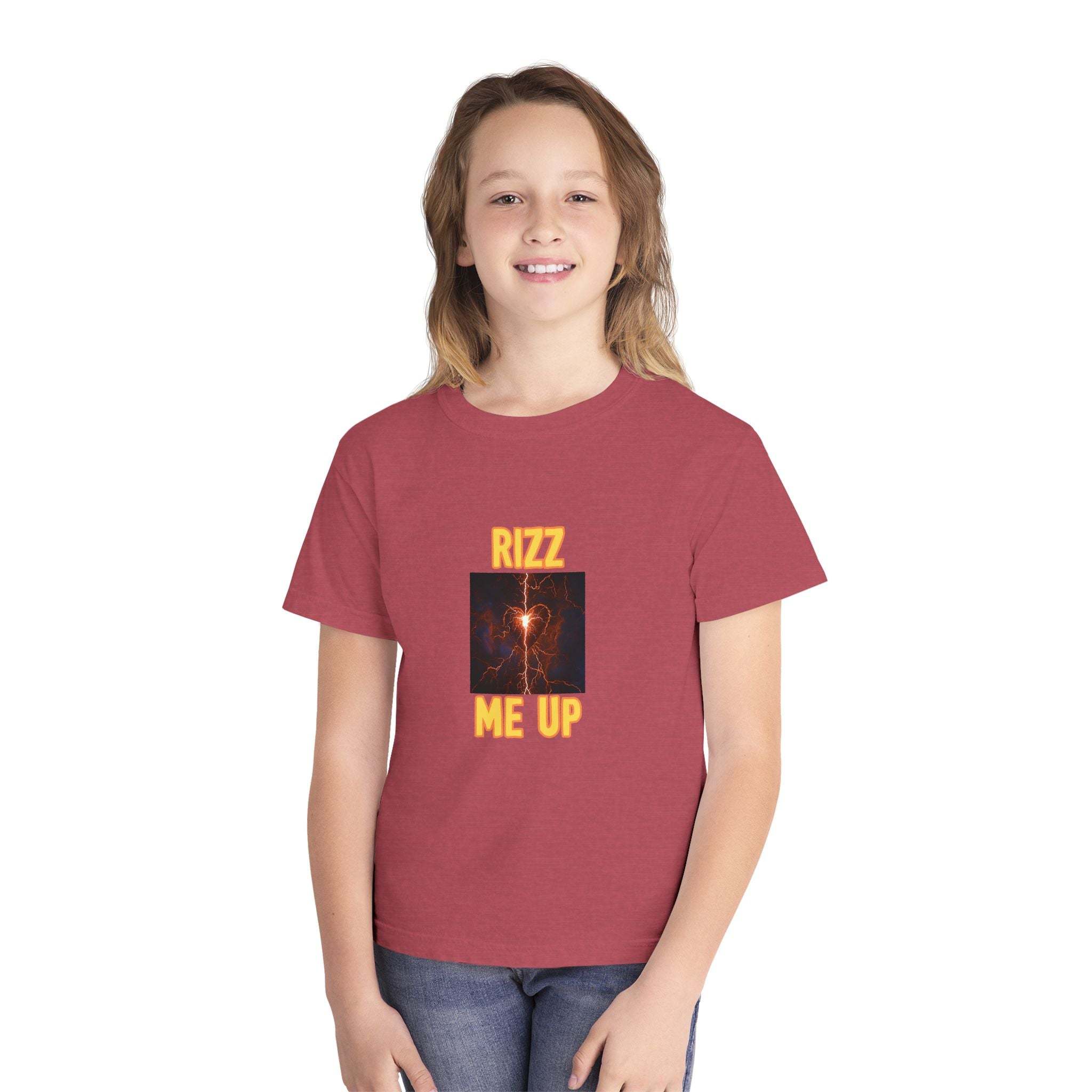 Rizz Me Up T-Shirt Youth Midweight Tee | Cozy and comfortable T-shirt