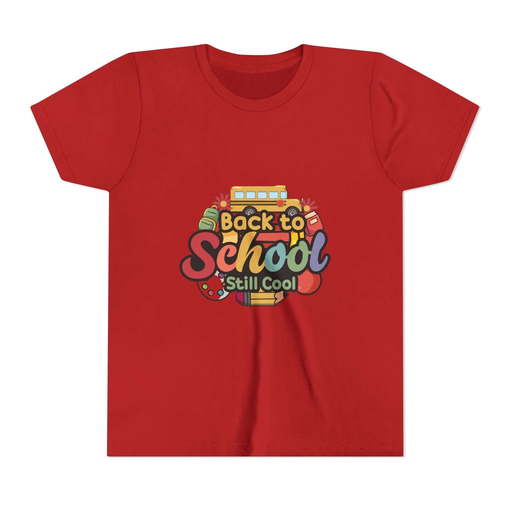 Back to School Youth Tee - Lightweight Cotton T-Shirt for Kids & Teens