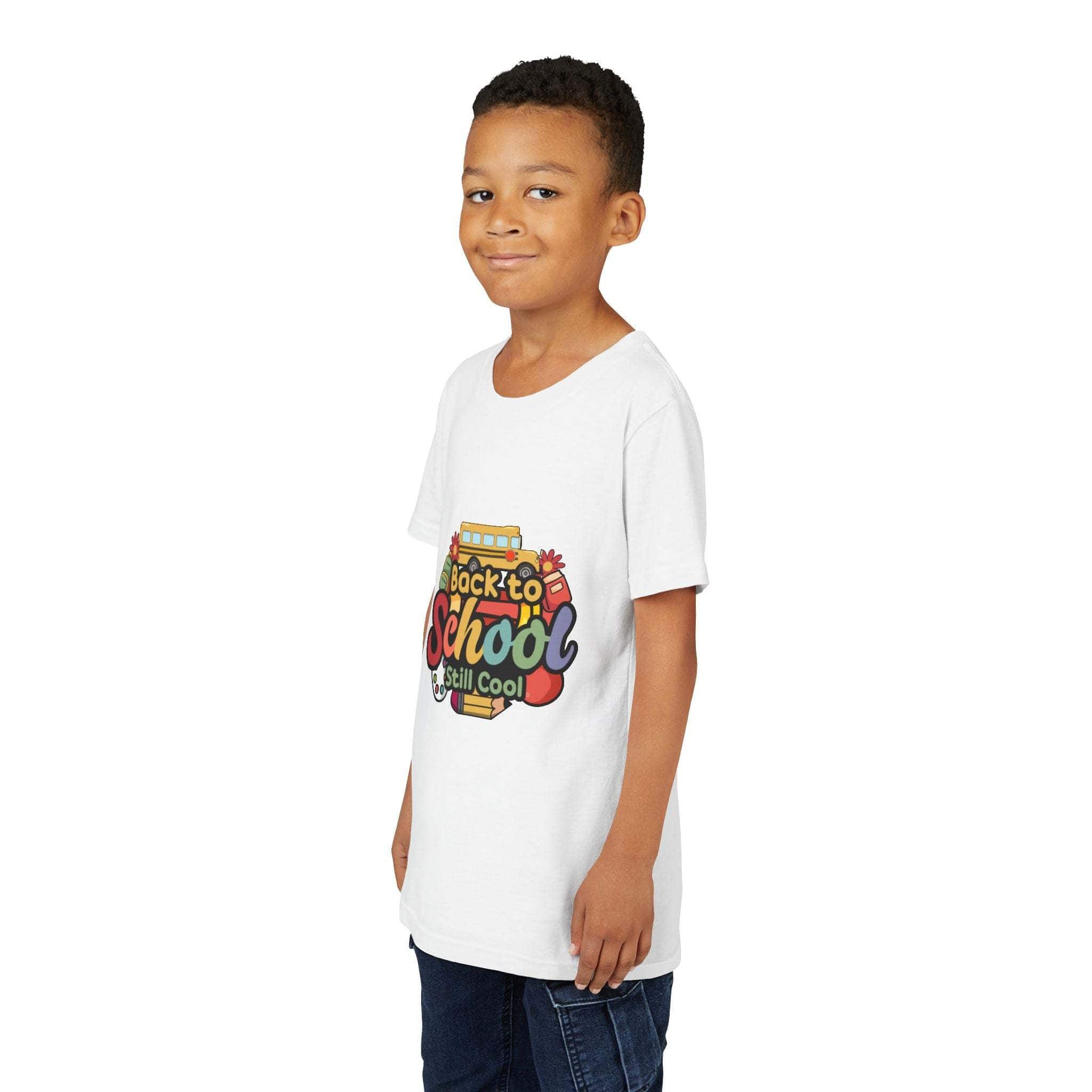 Back to School Still Cool Youth Cotton T-Shirt - Lightweight - TeninoVentures