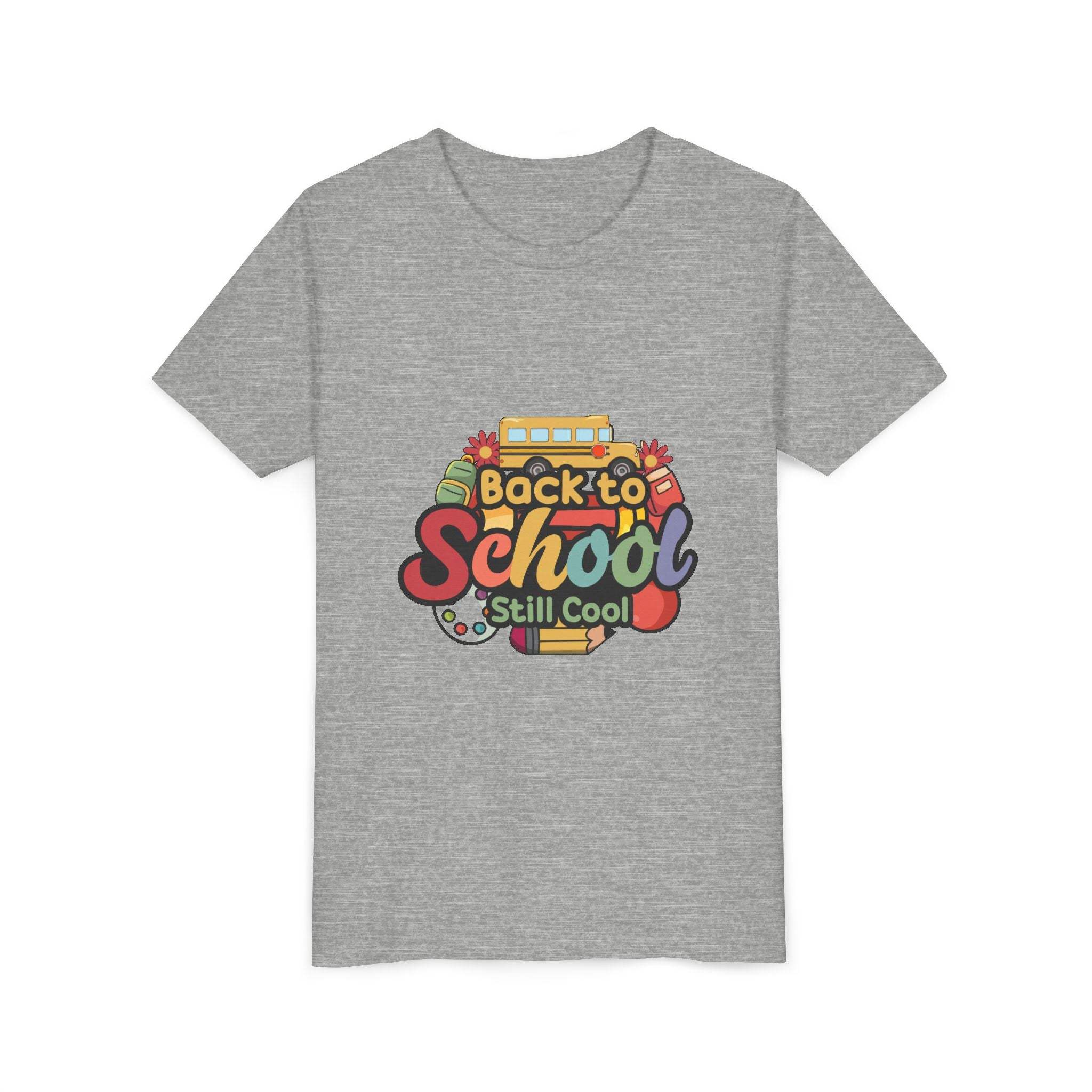 Back to School Youth Tee - Lightweight Cotton T-Shirt for Kids & Teens