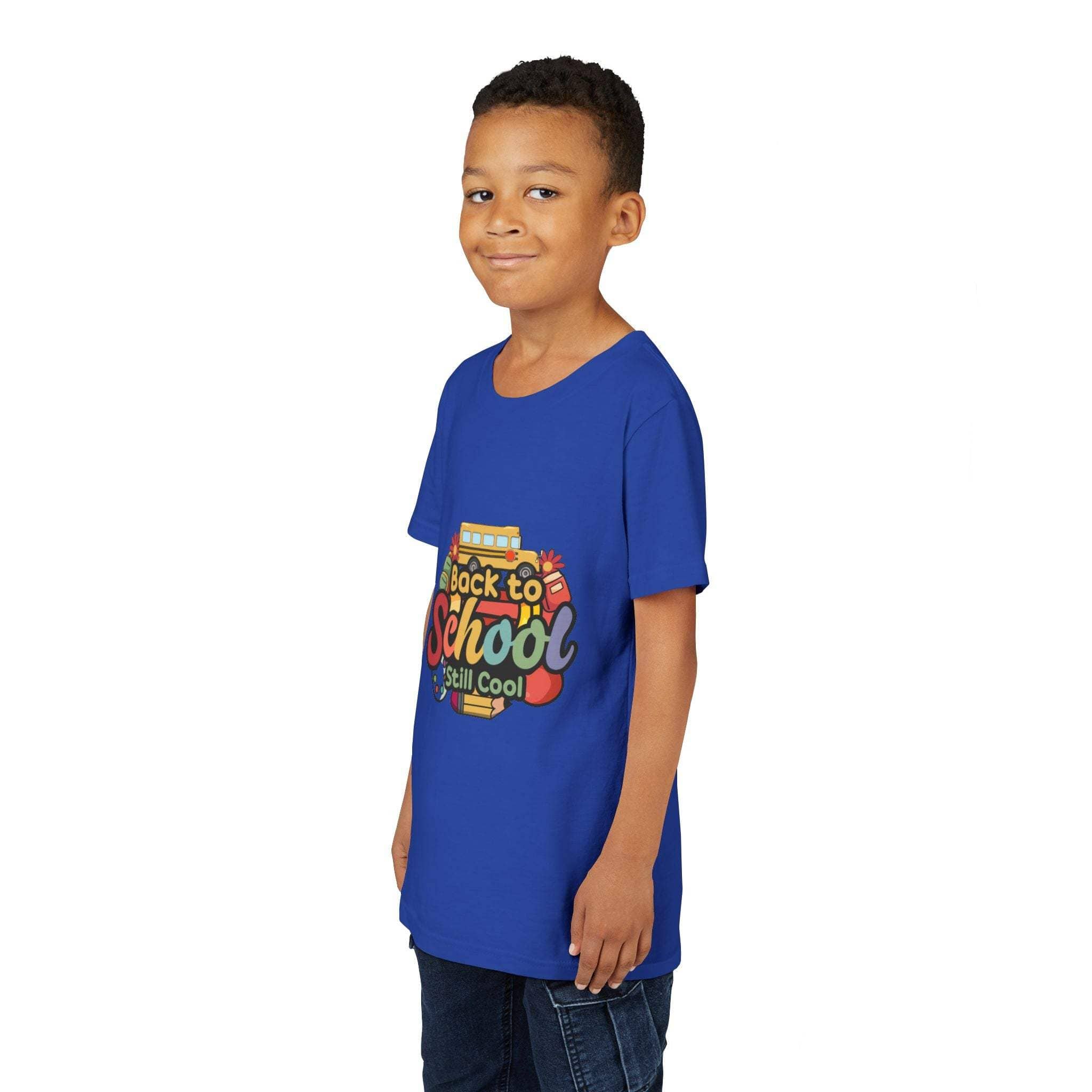 Back to School Still Cool Youth Cotton T-Shirt - Lightweight - TeninoVentures