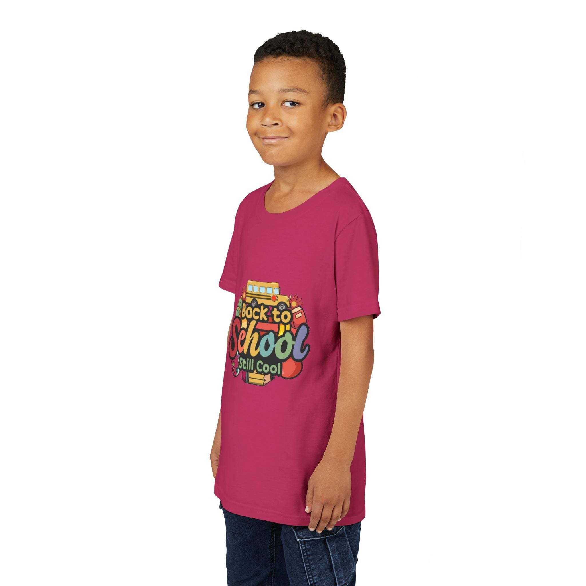 Back to School Still Cool Youth Cotton T-Shirt - Lightweight - TeninoVentures