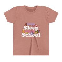 Lightweight Born to Sleep Forced to School Kids T-shirt - TeninoVentures