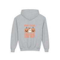 Hooded Sweatshirt - Boo-tiful Inside and Out Halloween Design - TeninoVentures