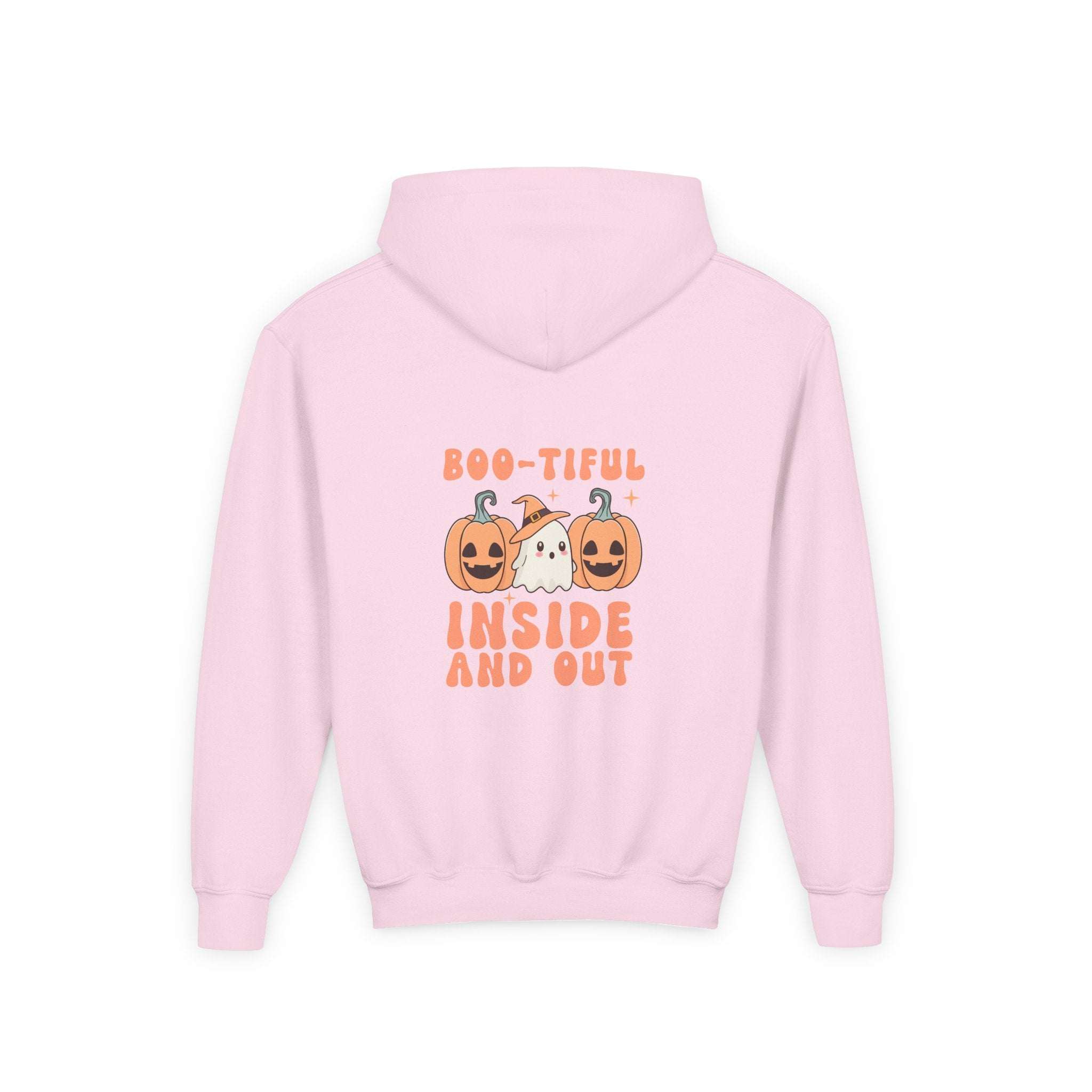 Hooded Sweatshirt - Boo-tiful Inside and Out Halloween Design - TeninoVentures