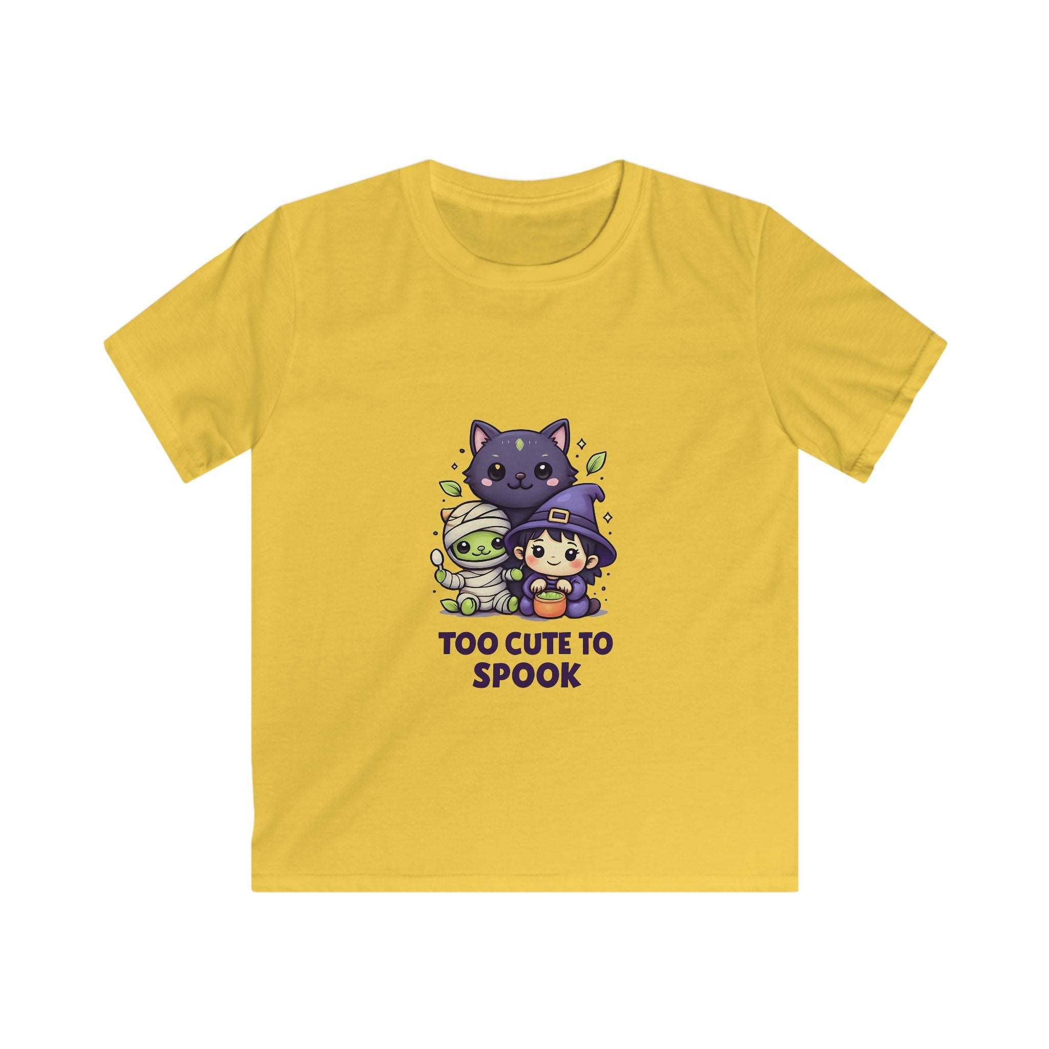Kids Tee - Too Cute to Spook Halloween Design - TeninoVentures