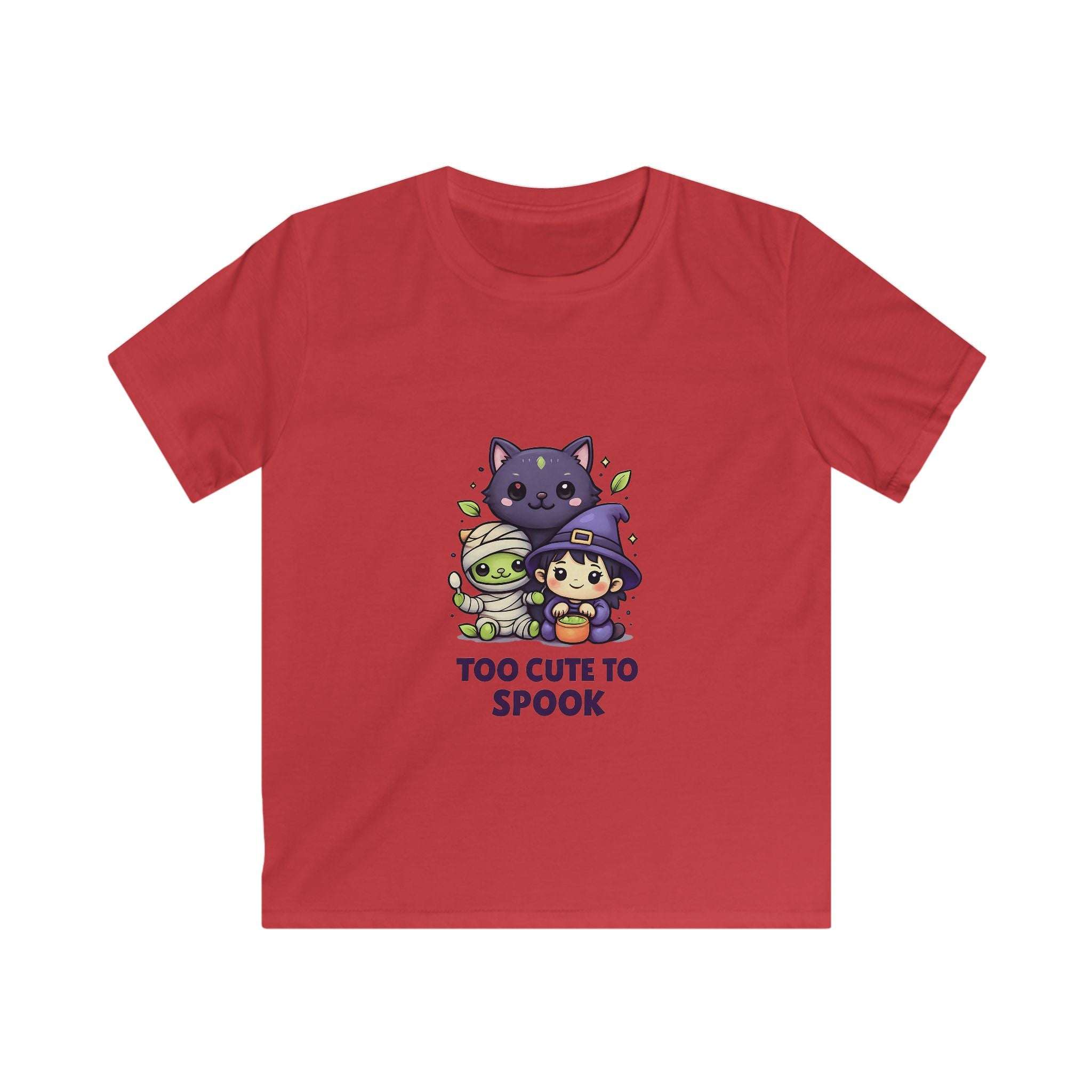 Kids Tee - Too Cute to Spook Halloween Design - TeninoVentures