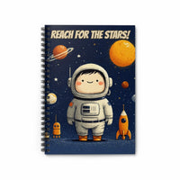 Reach for the Stars Astronaut Spiral Notebook - TeninoVentures
