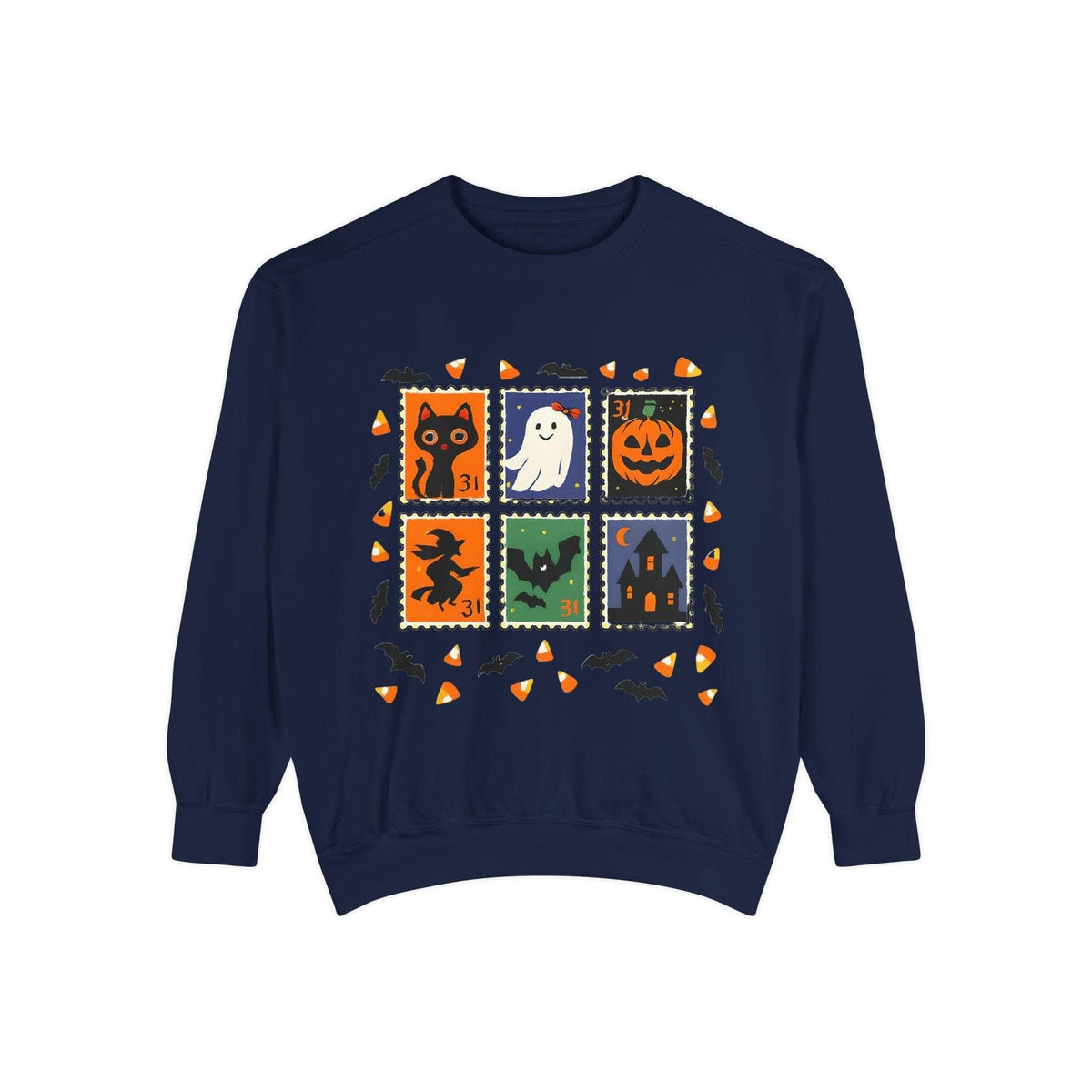 Retro Halloween Stamp Sweatshirt - TeninoVentures
