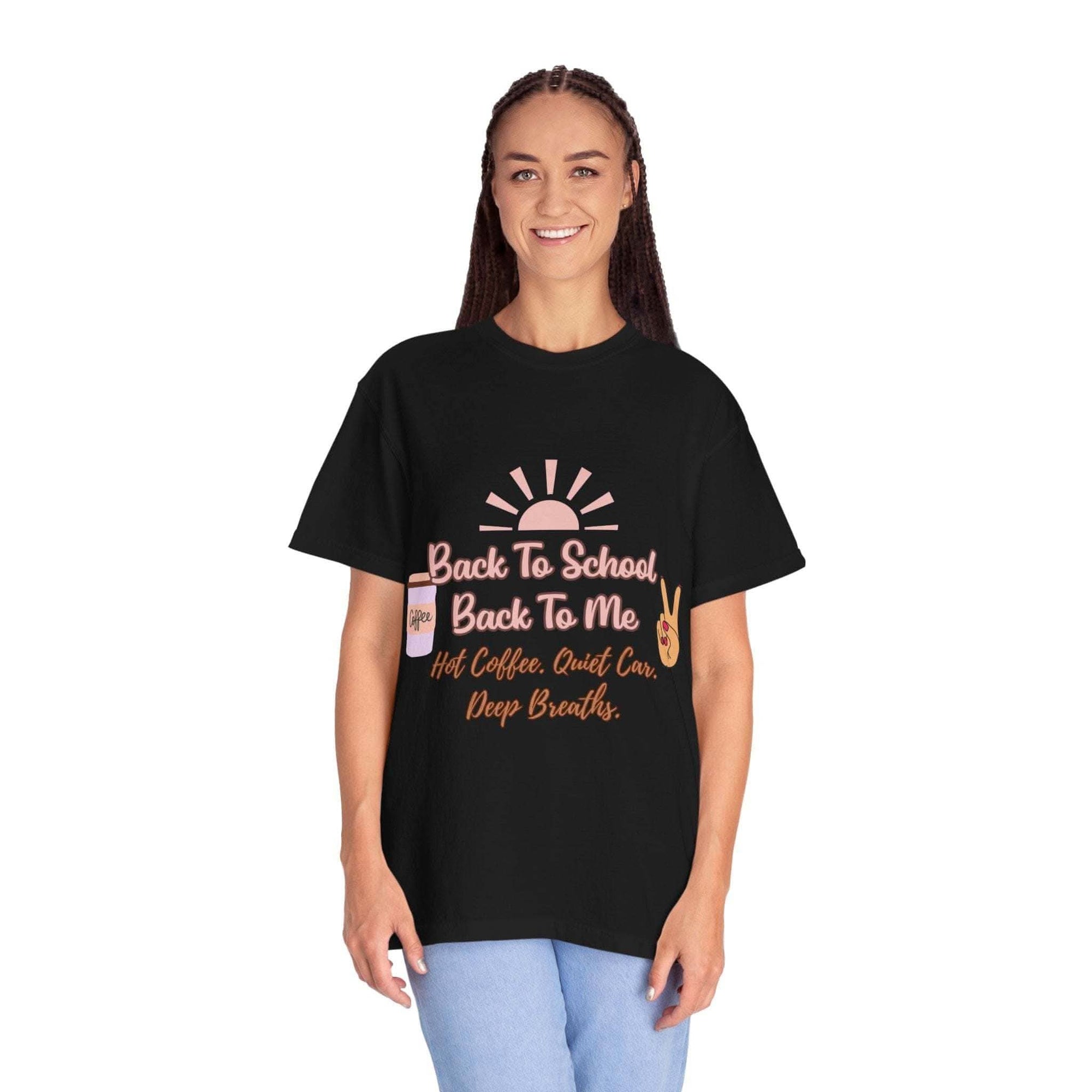 Back to School Mom T-Shirt unisex teacher gift for moms and caregivers in casual wear
