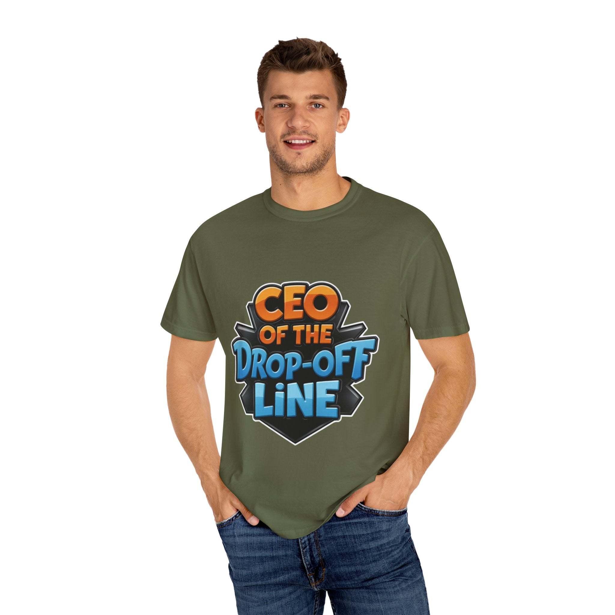 CEO Drop-Off Line T-Shirt For Back to School - TeninoVentures