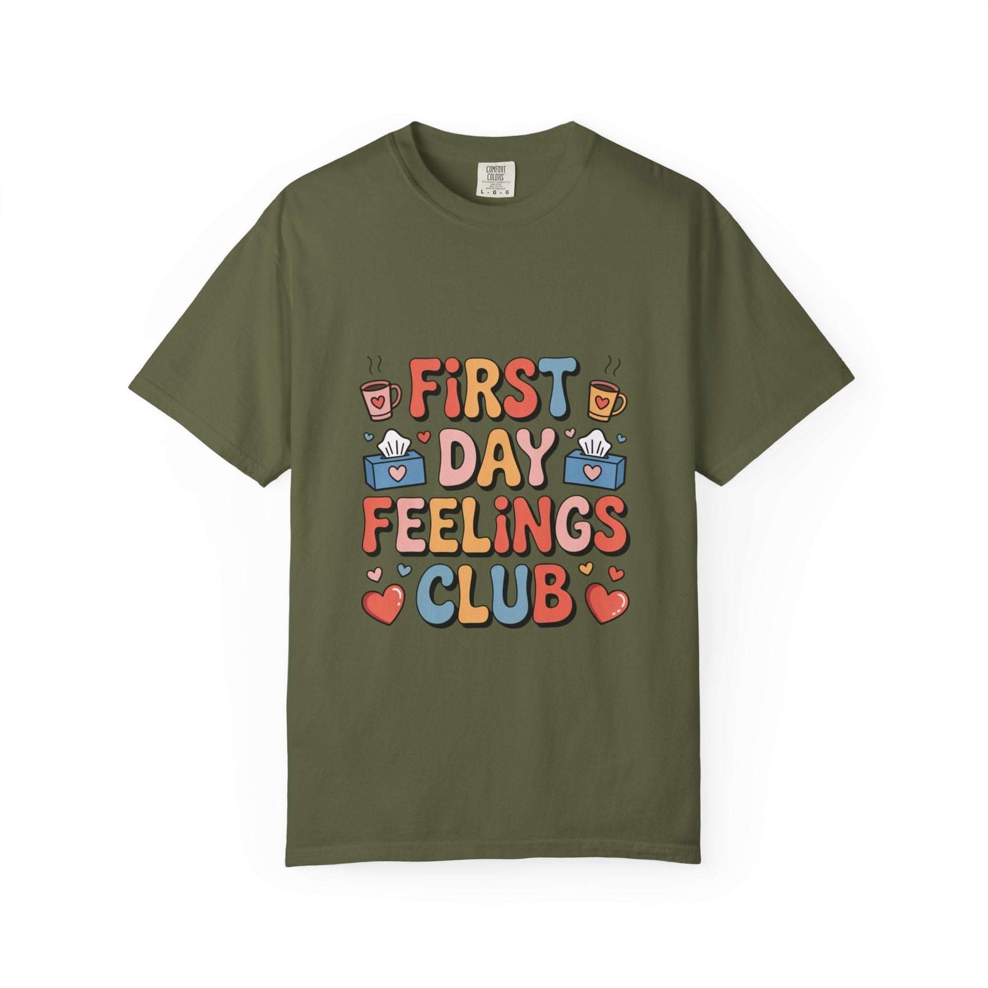 Garment-Dyed T-shirt for Back to School |  First Day Feelings Club.